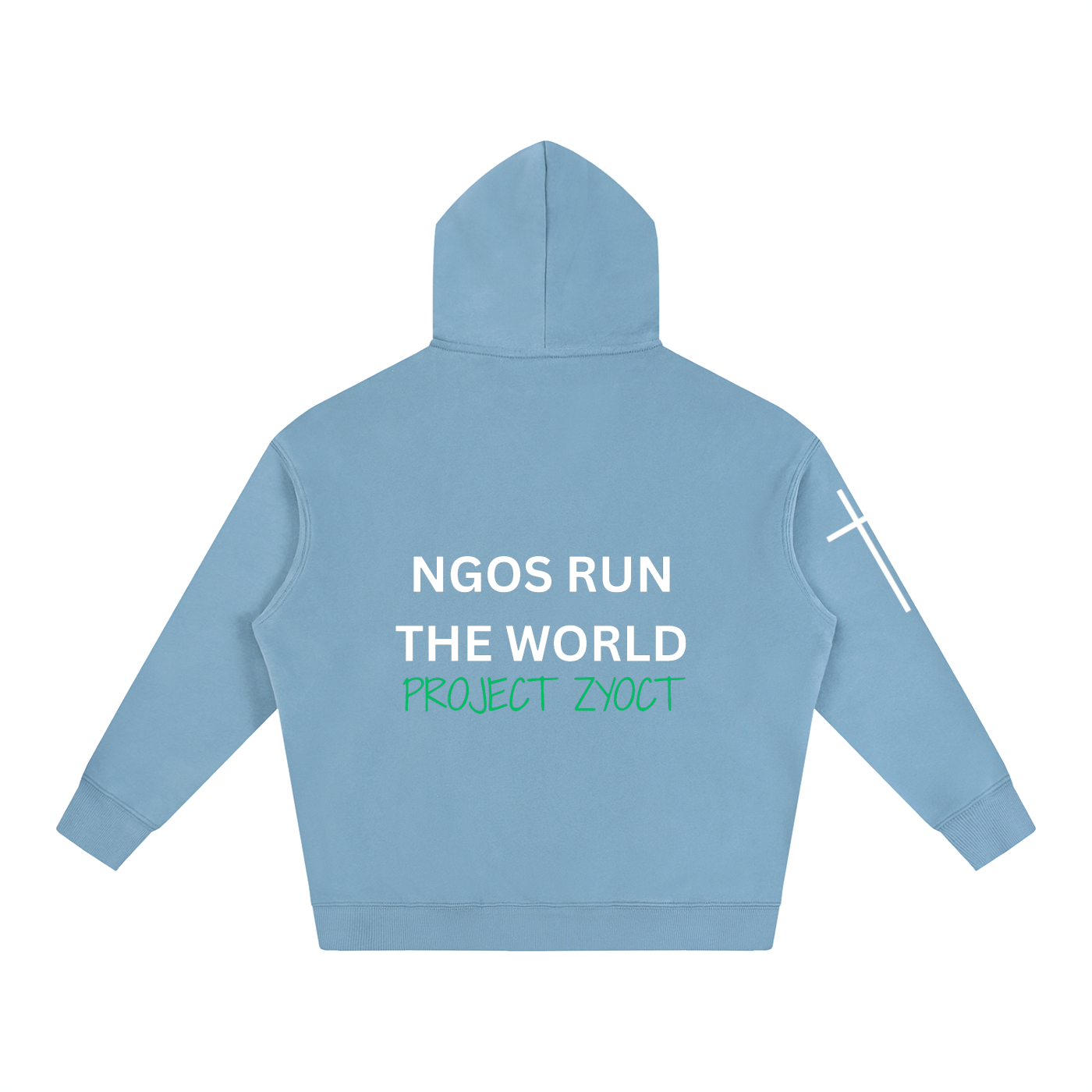 "NGOs Run the World" Oversize Hoodie