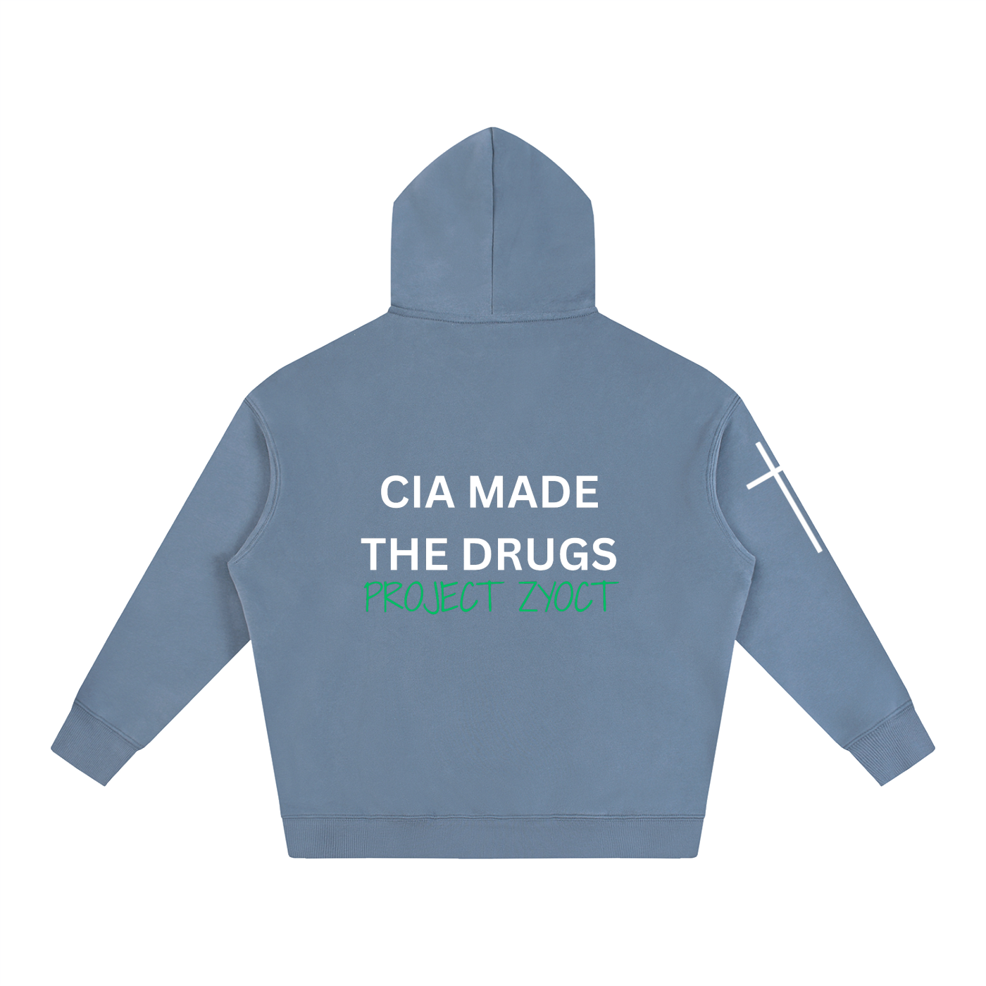 "CIA Made the Drugs" Oversize Hoodie