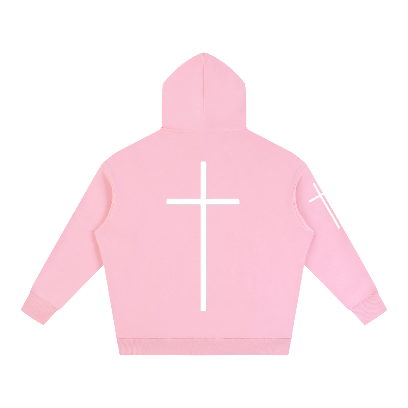 Simple Cross Oversize Hoodie