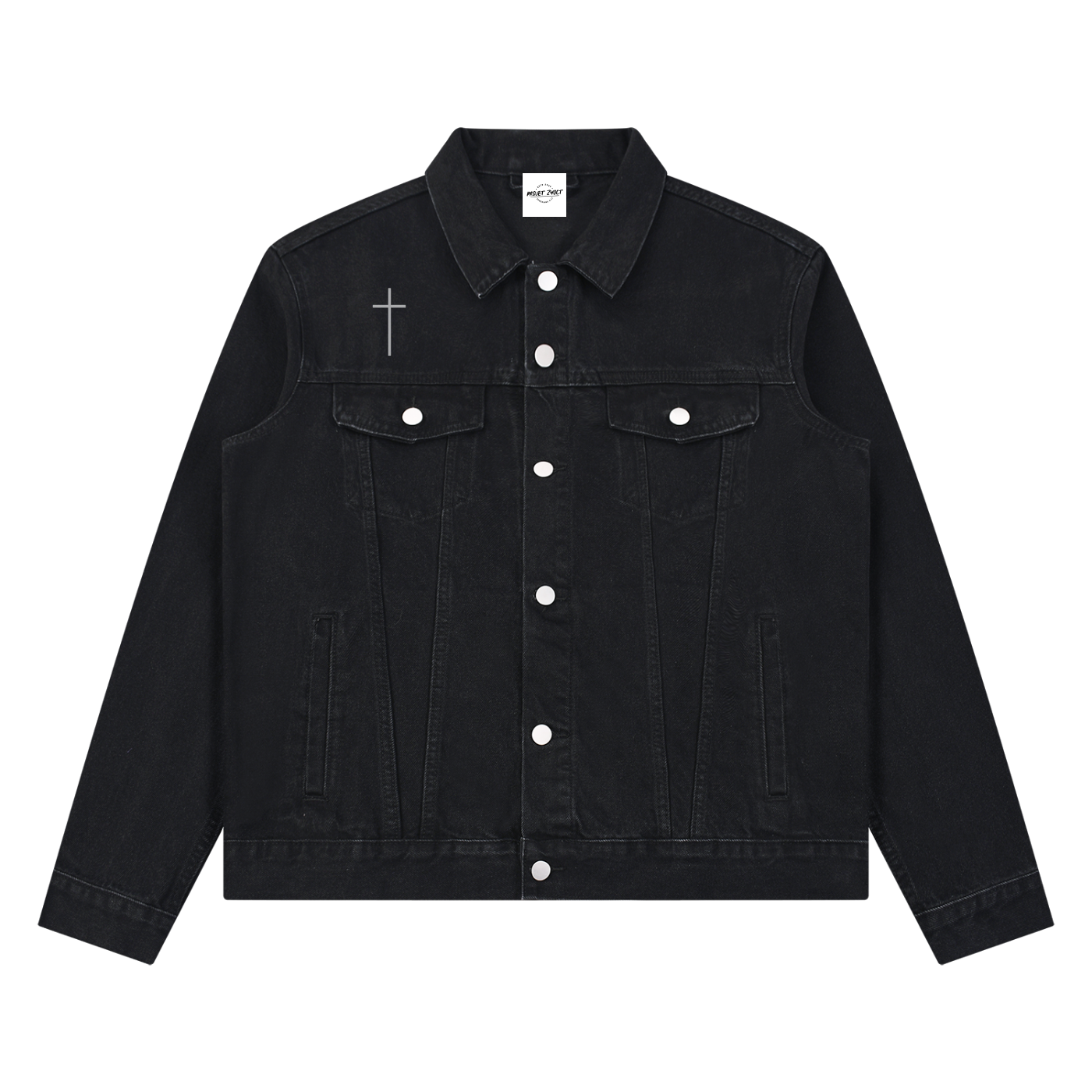 "GOD FIRST" Vintage Denim Jacket
