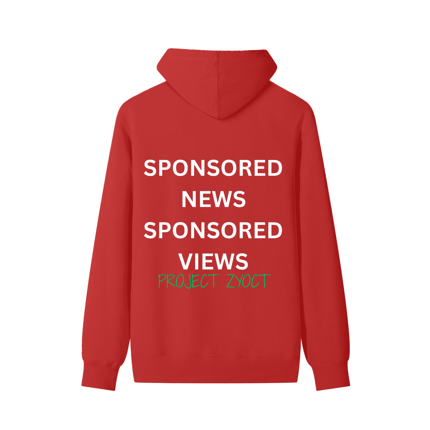 "Sponsored News Sponsored Views" Classic Cotton Hoodie