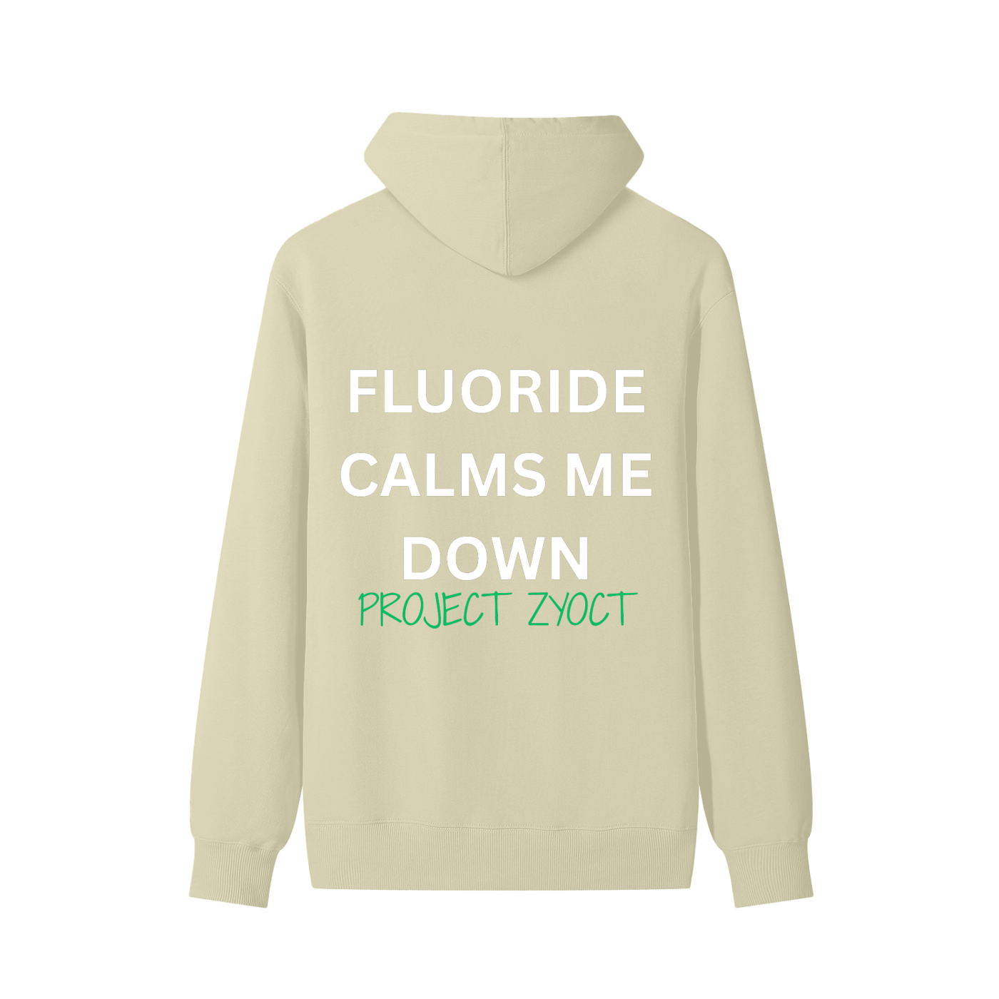 "Fluoride Calms Me Down" Classic Cotton Hoodie