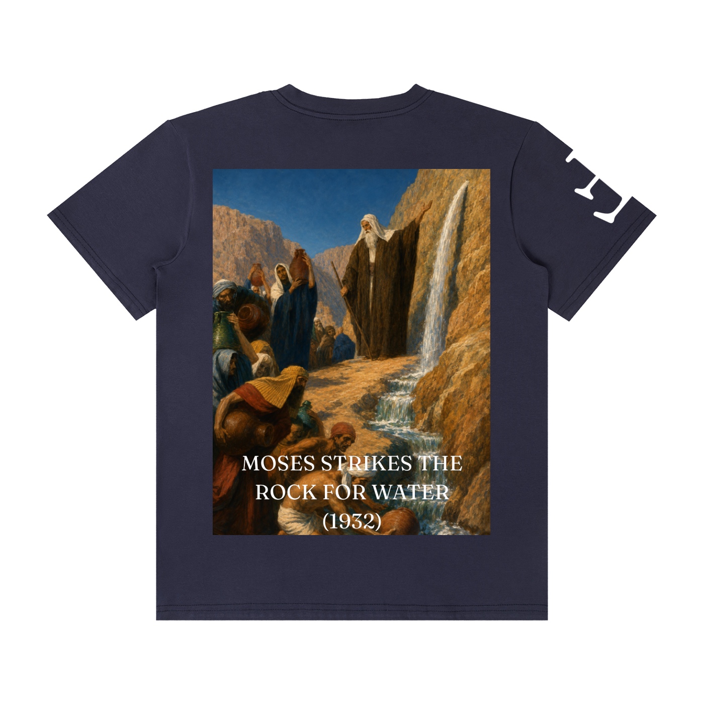 Moses strikes the rock for water (1932) T-Shirt