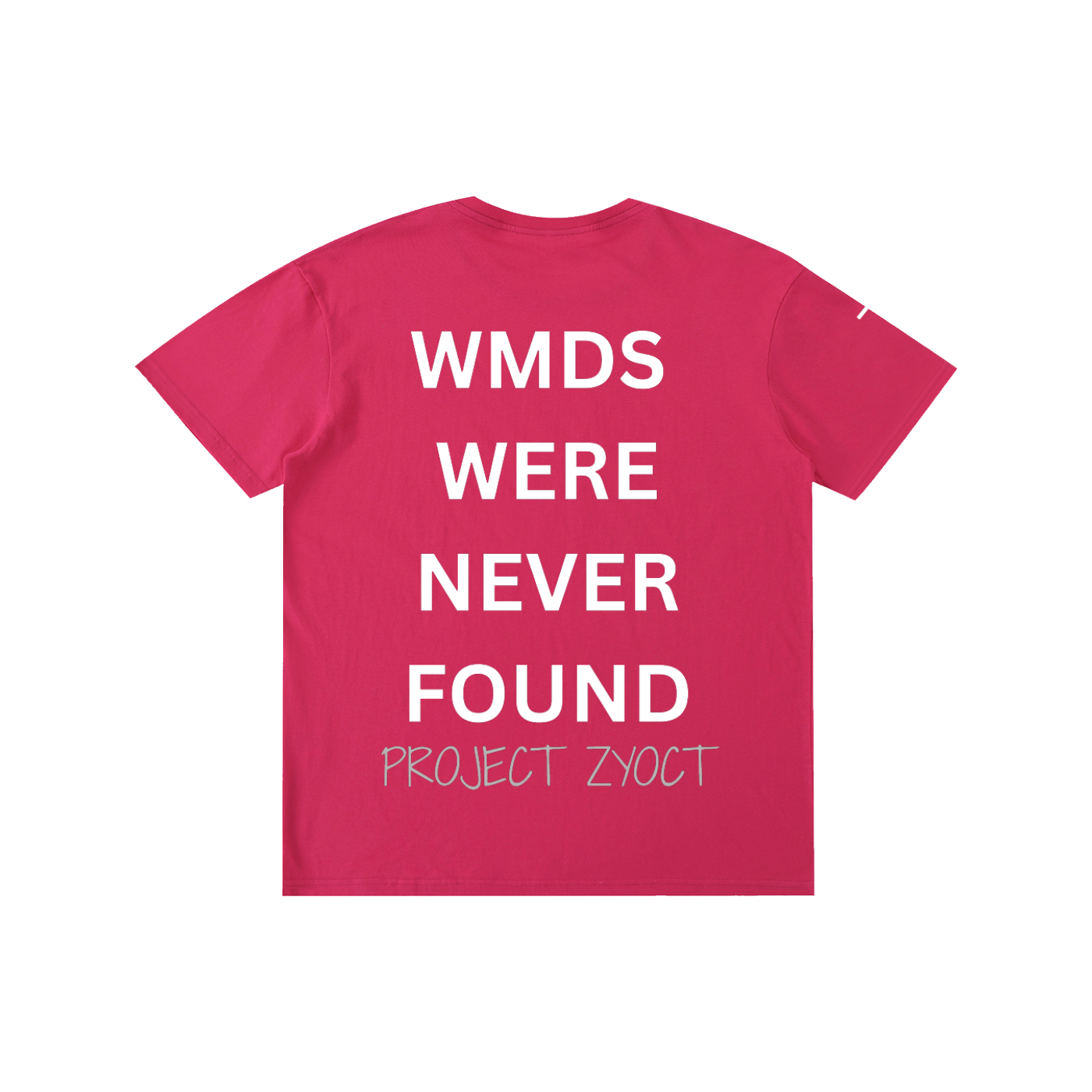"WMDs Were Never Found" Cotton T-Shirt