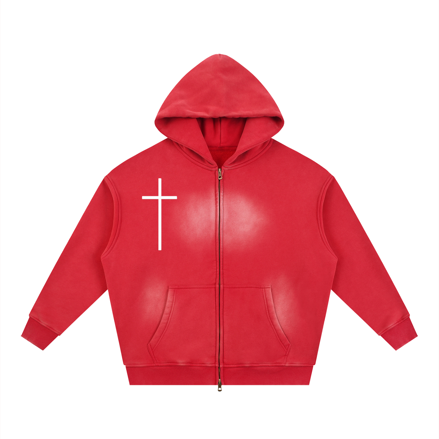 "Gulf of Tonkin Was a Lie" Faded Zipper Hoodie