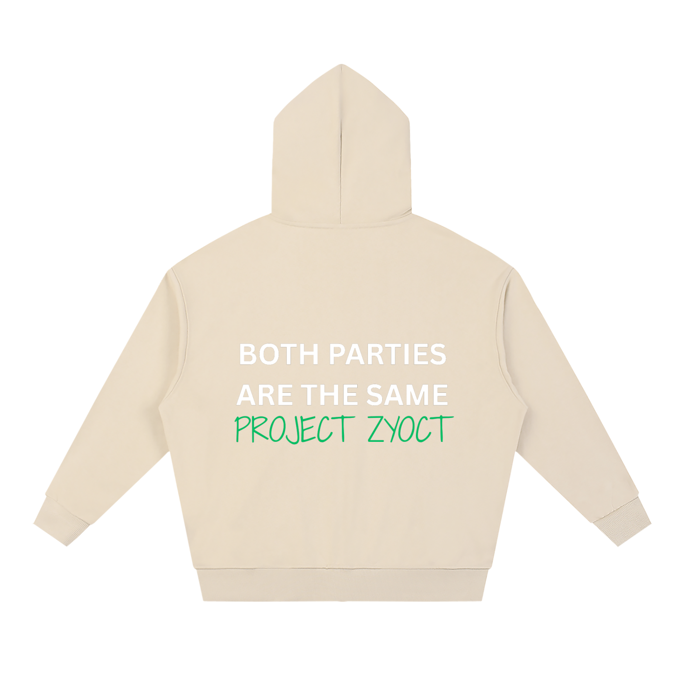 "Both Parties Are the Same" Full Zip Hoodie