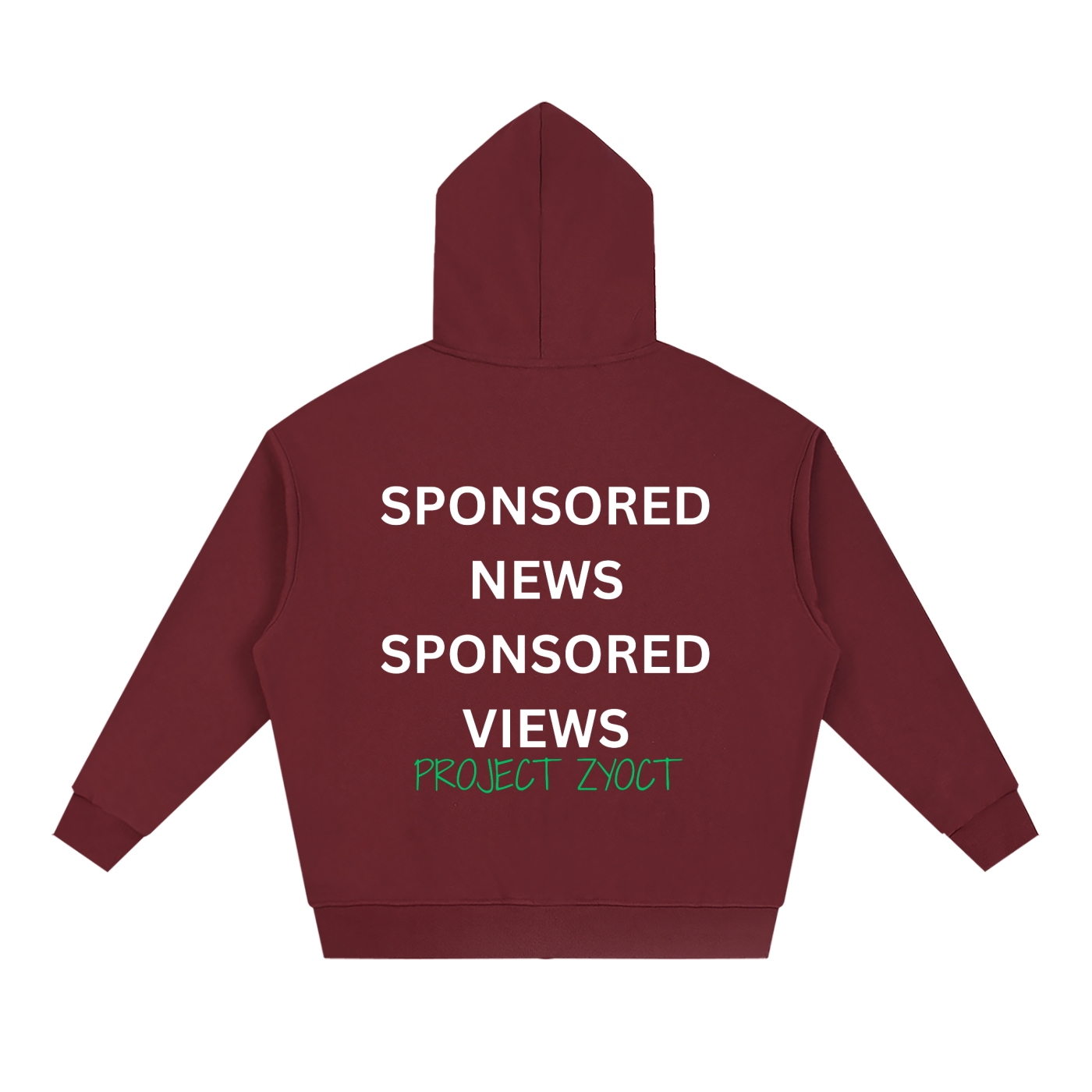"Sponsored News Sponsored Views" Full Zip Hoodie