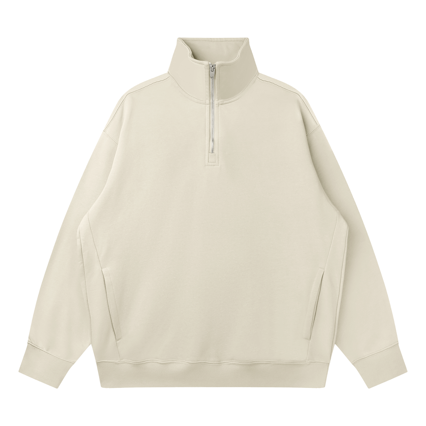 "Business Casual Threat" Quarter-Zip Sweatshirt