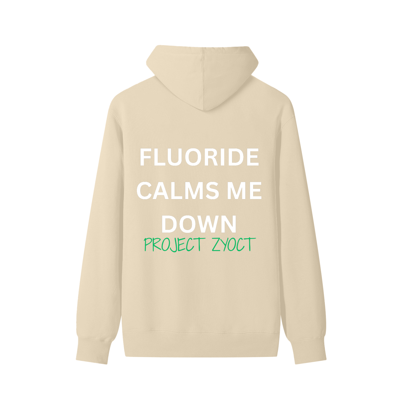 "Fluoride Calms Me Down" Classic Cotton Hoodie