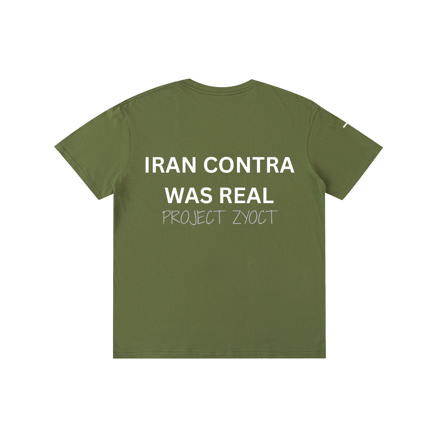 "Iran Contra Was Real" Cotton T-Shirt