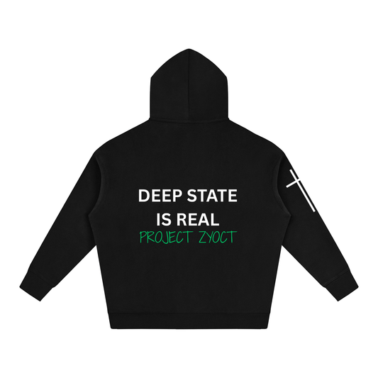 "Deep State is Real" Oversize Hoodie
