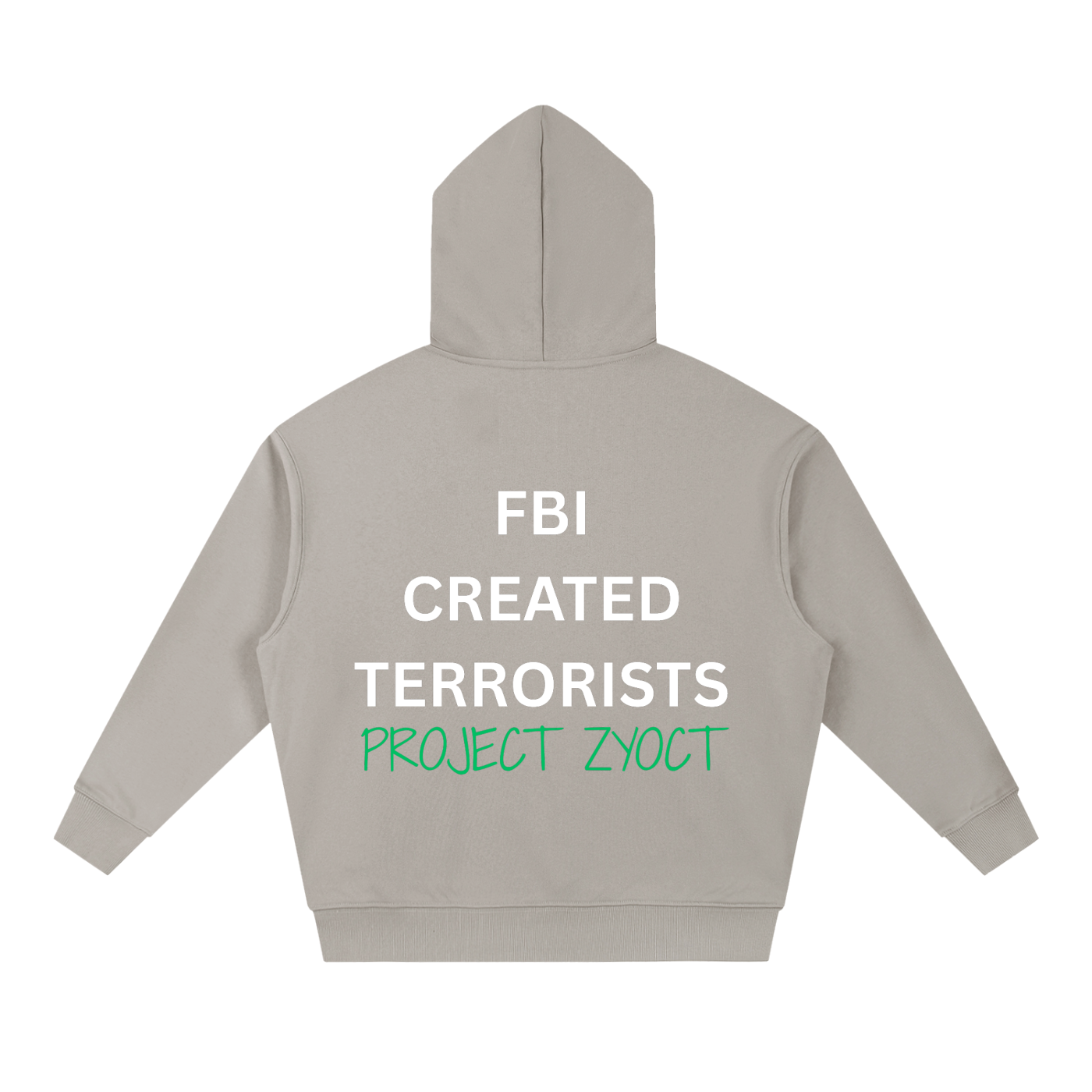 "FBI Created Terrorists" Heavyweight Hoodie
