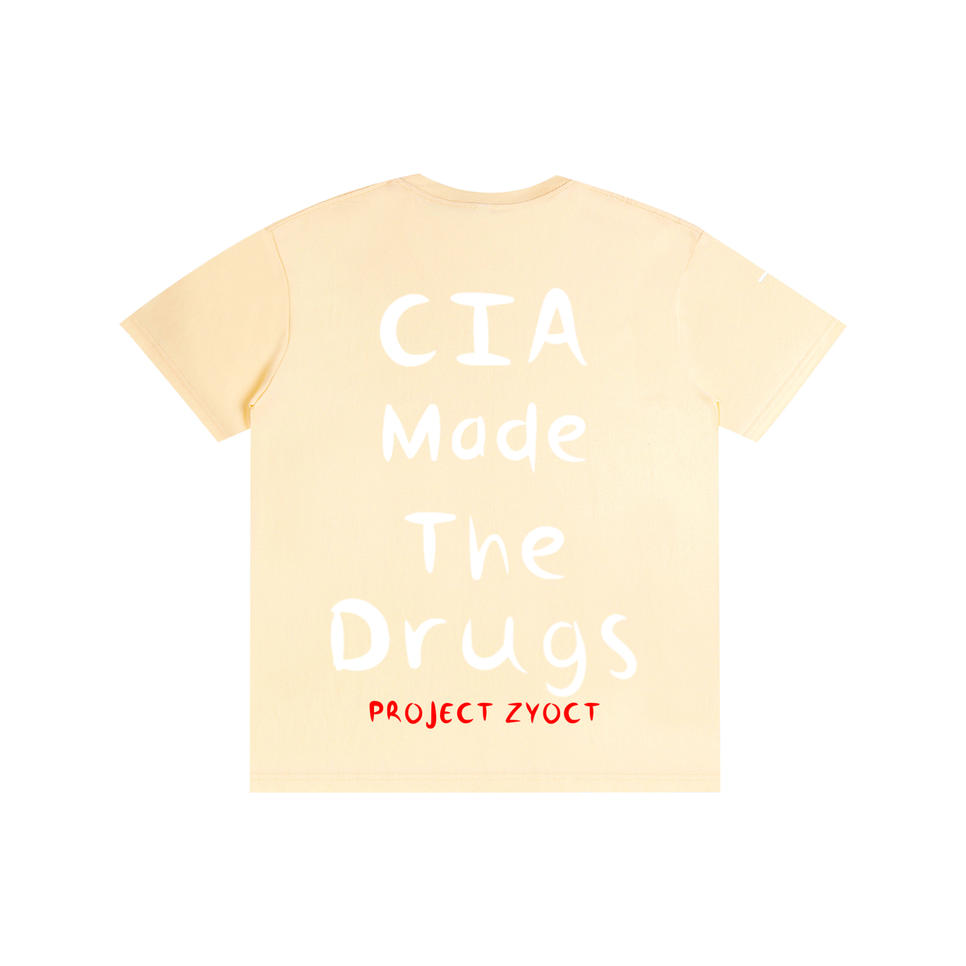 "CIA Made the Drugs" Cotton T-Shirt