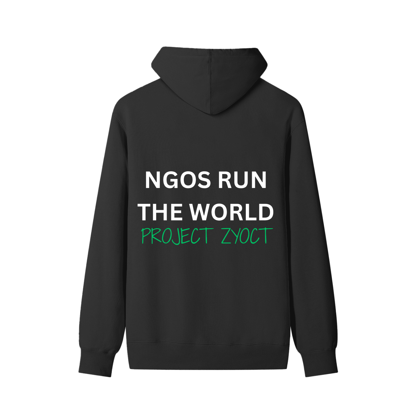 "NGOs Run the World" Classic Cotton Hoodie
