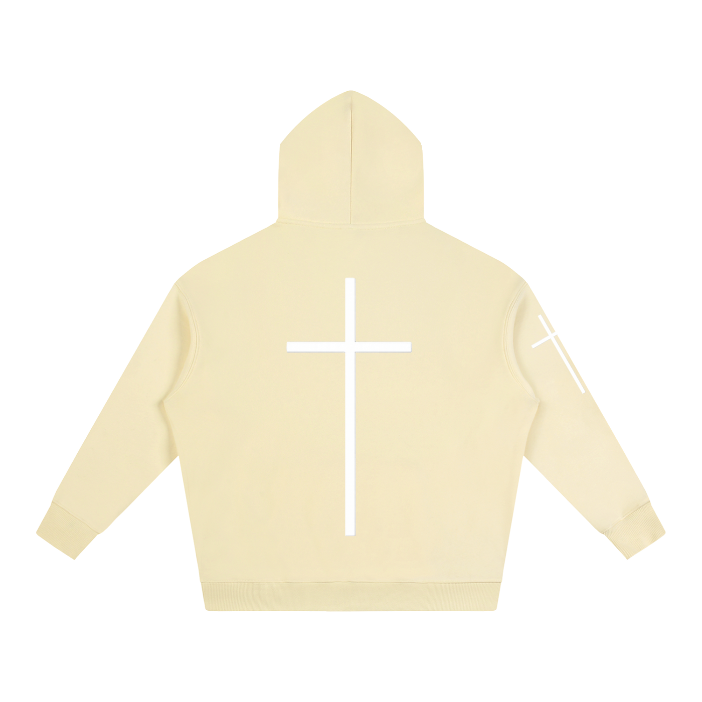 Simple Cross Oversize Hoodie