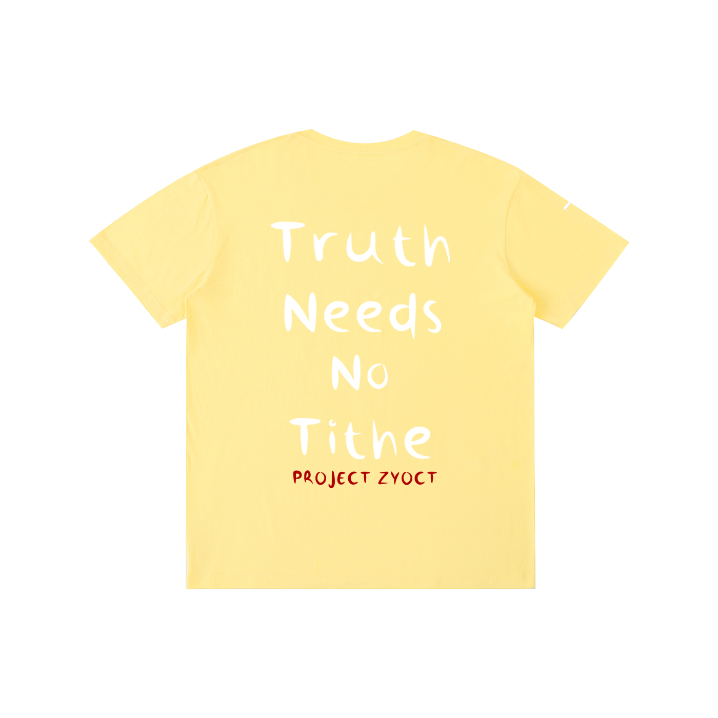 "Truth Needs No Tithe" Cotton T-Shirt