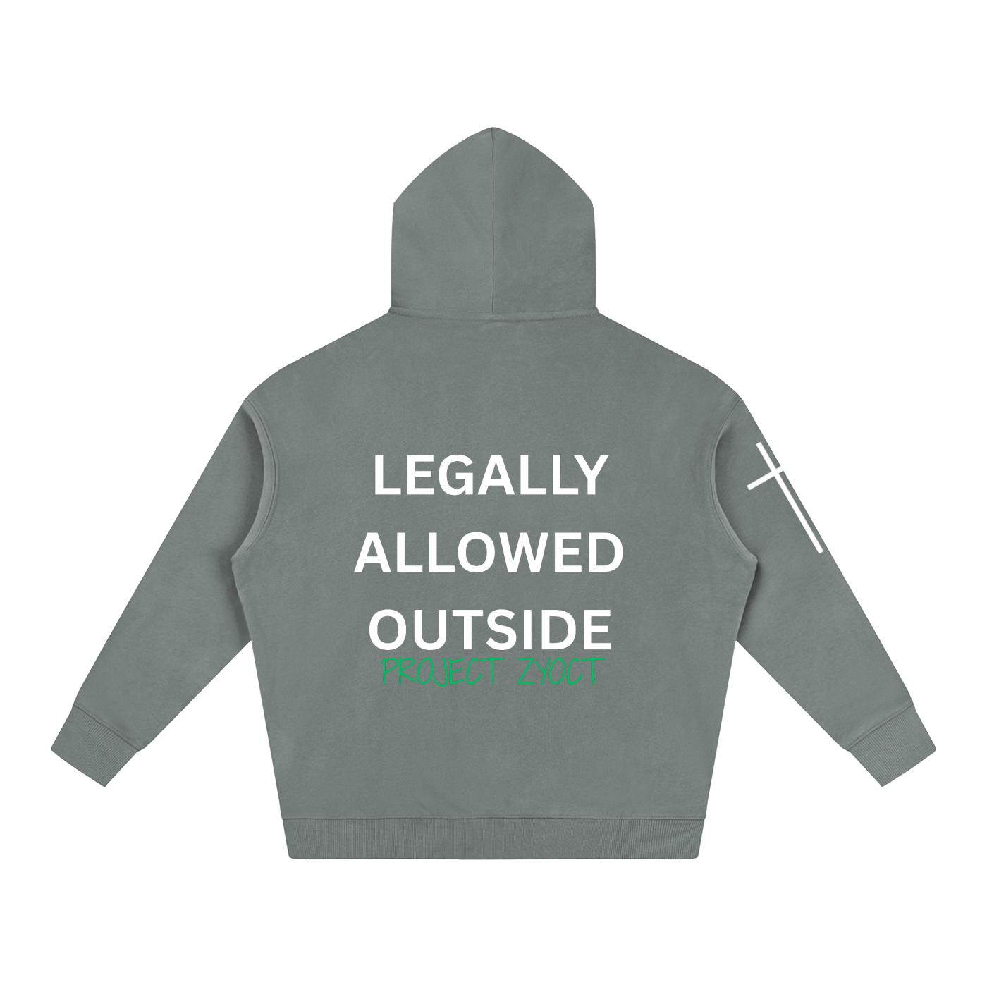 "Legally Allowed Outside" Oversize Hoodie