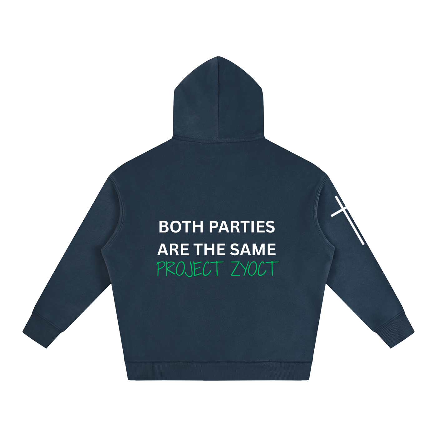 "Both Parties Are the Same" Oversize Hoodie