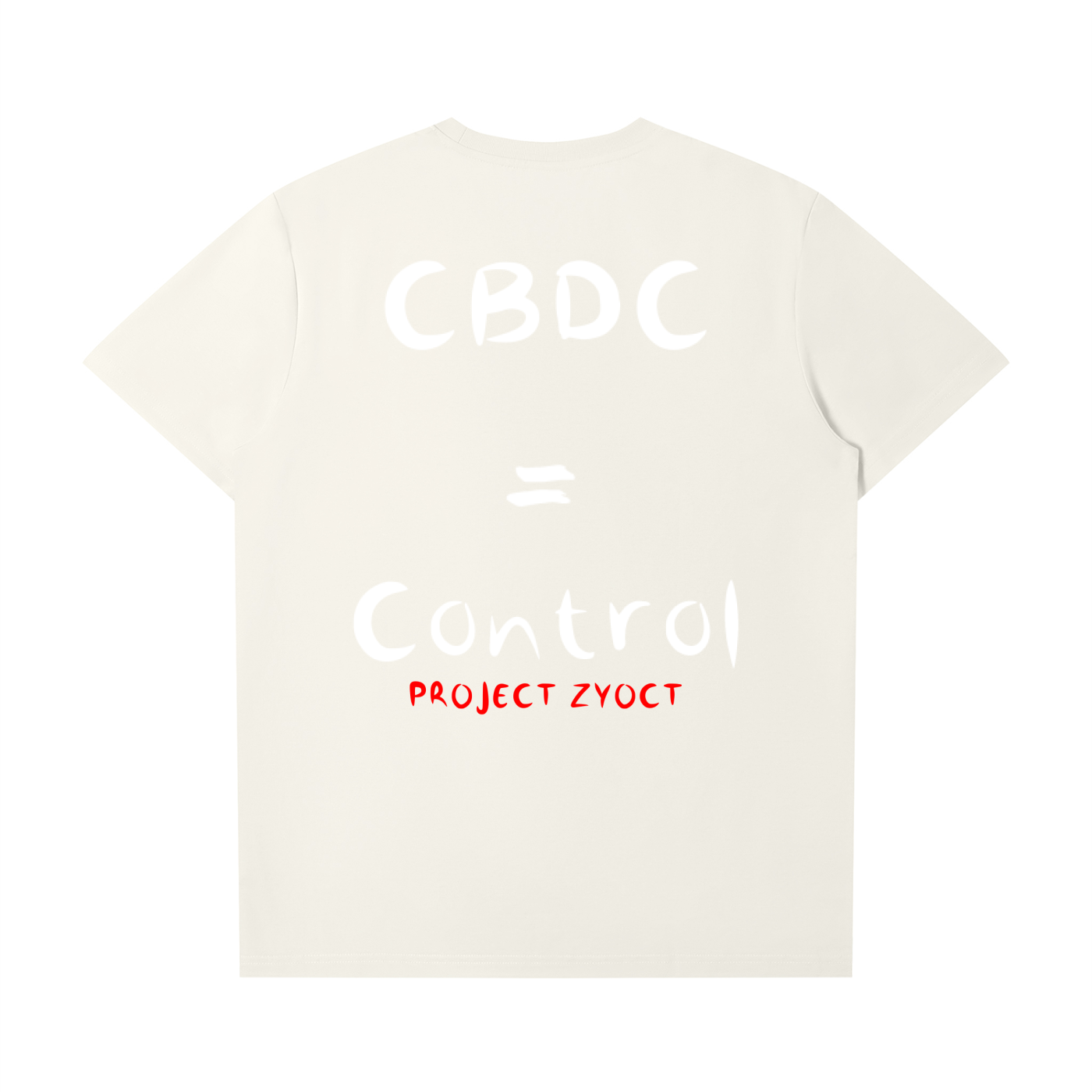 "CBDCs = Control" T-Shirt