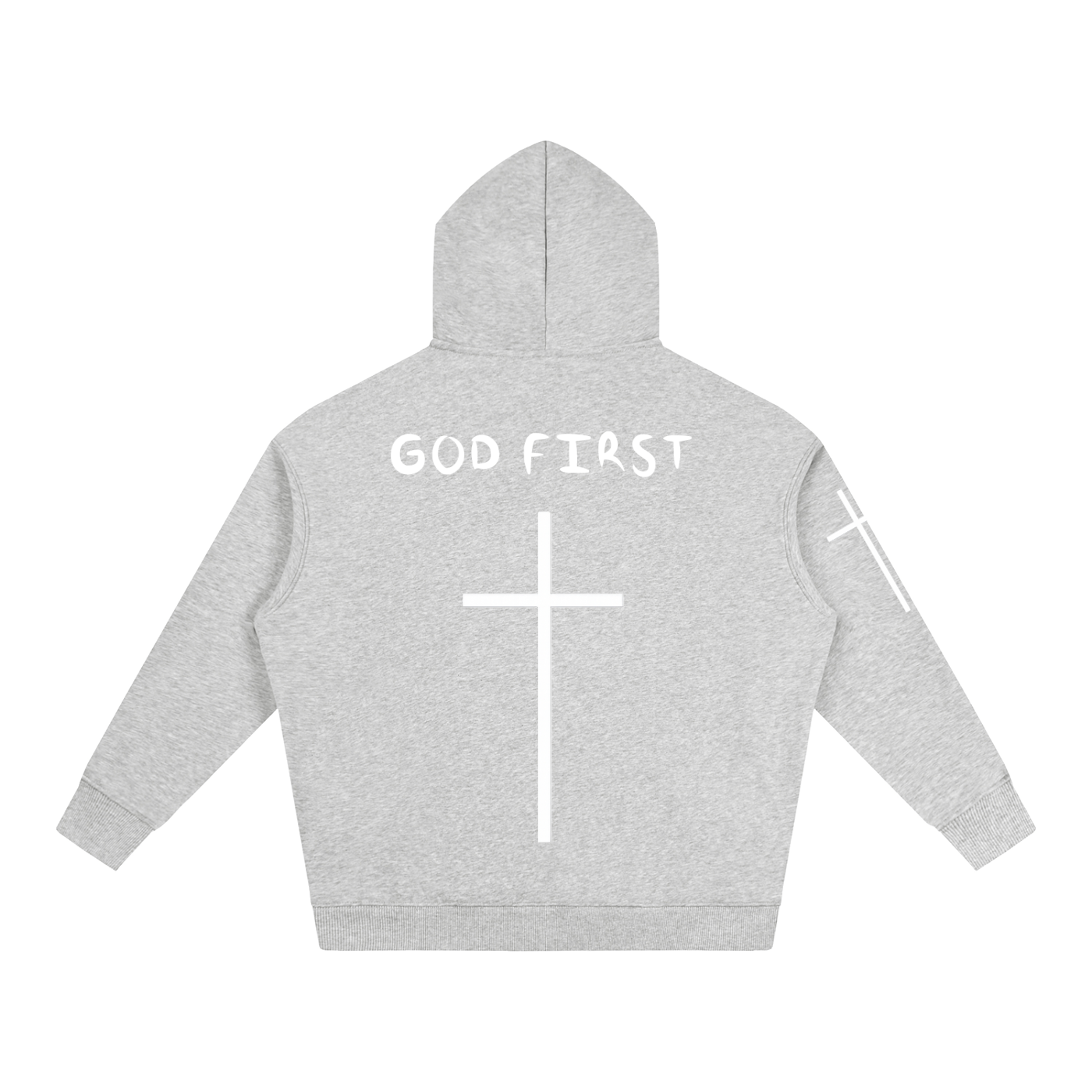 "GOD FIRST" Oversize Hoodie