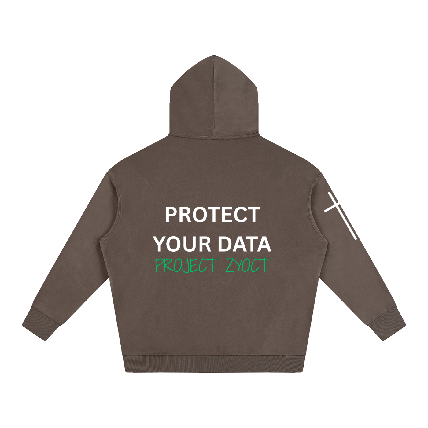 "Protect Your Data" Oversize Hoodie