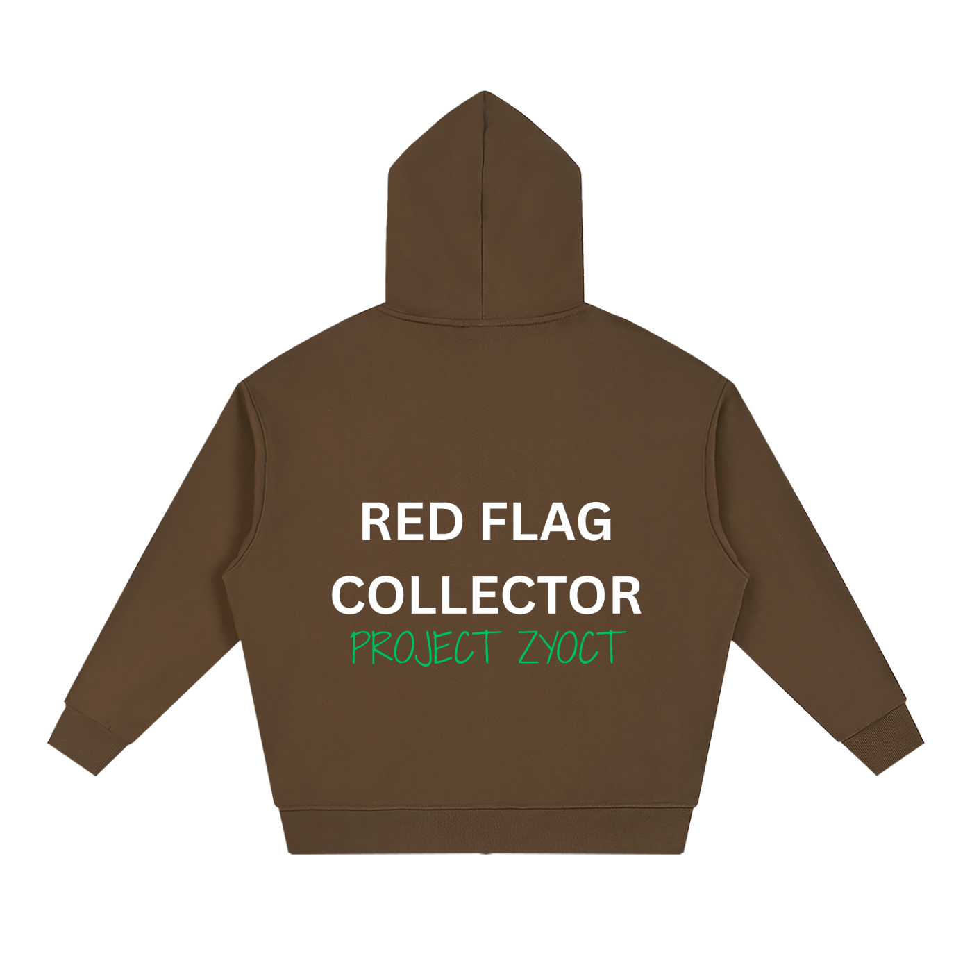 "Red Flag Collector" Full Zip Hoodie