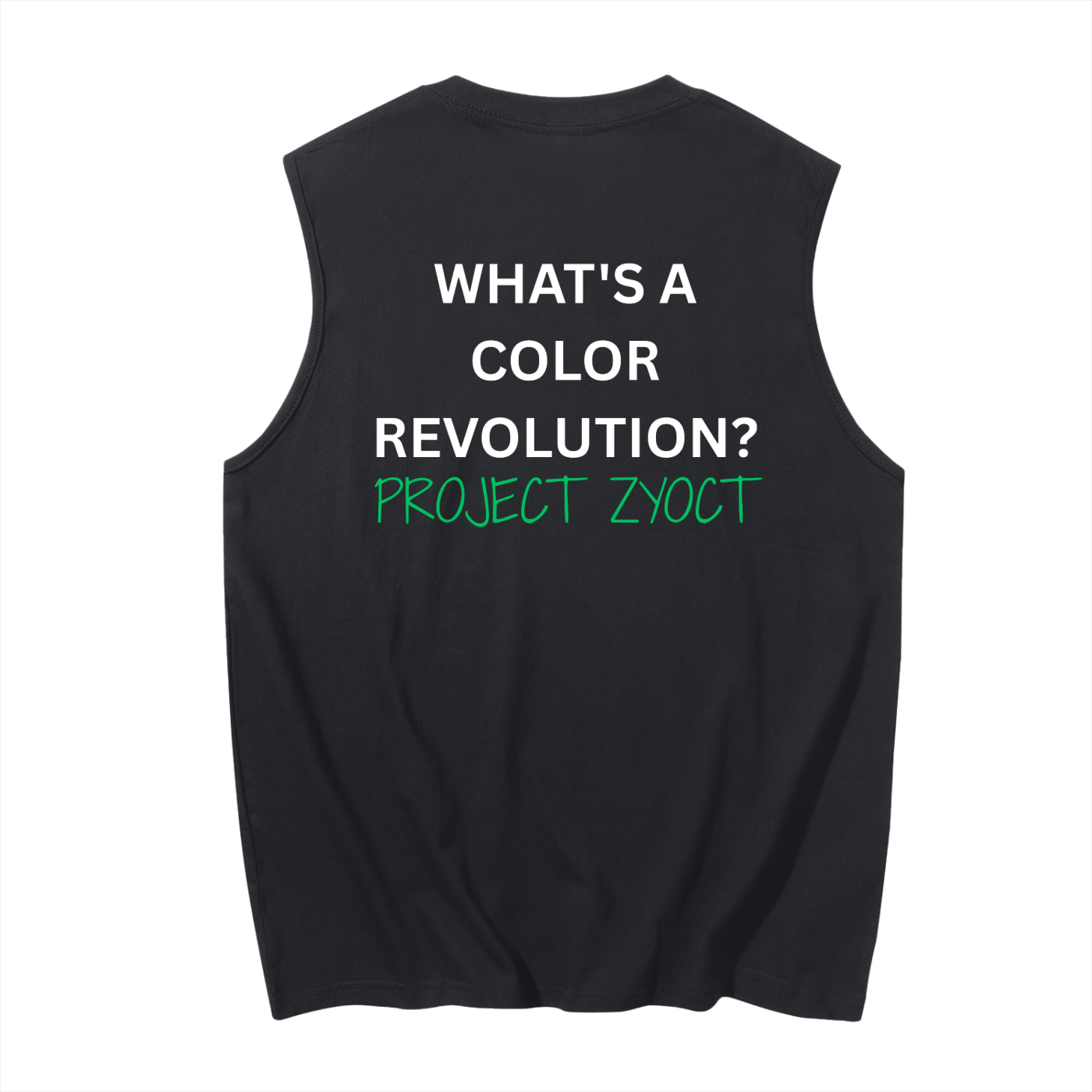 "What's a Color Revolution?" Cotton Tank Top
