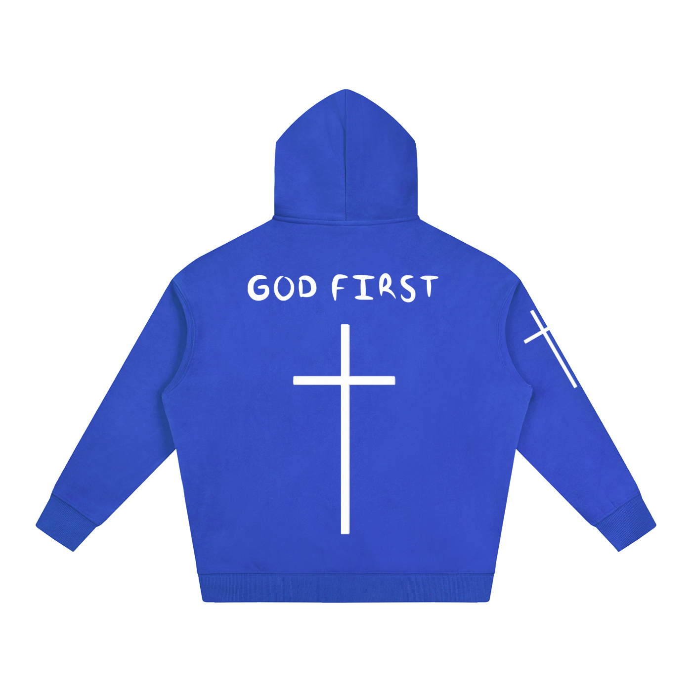 "GOD FIRST" Oversize Hoodie