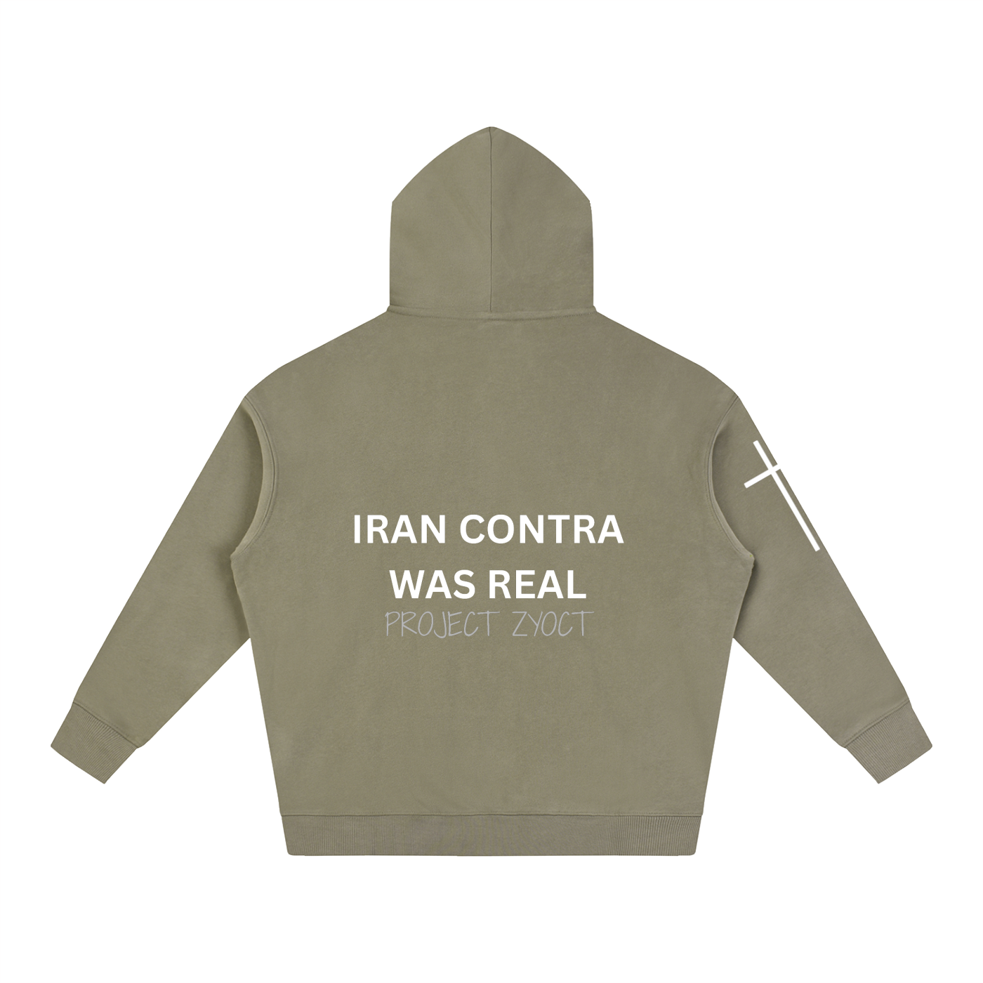 "Iran Contra Was Real" Oversize Hoodie