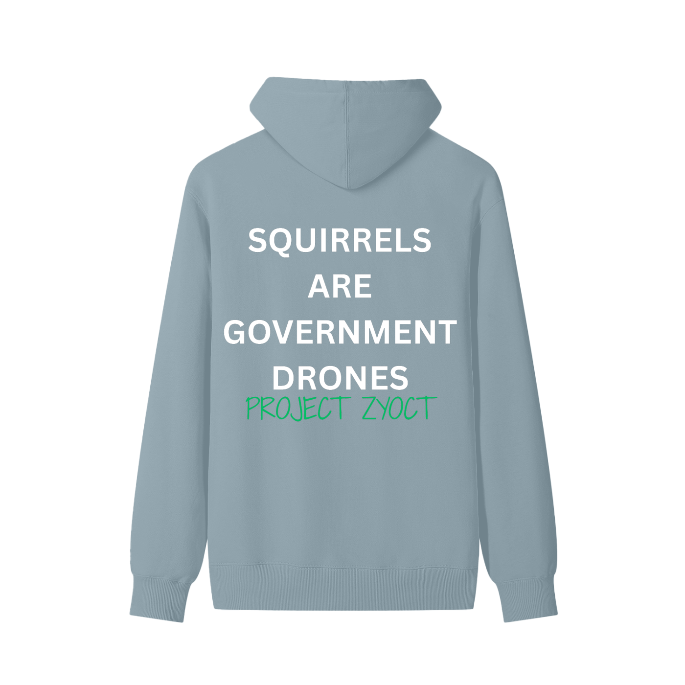 "Squirrels Are Government Drones" Classic Cotton Hoodie