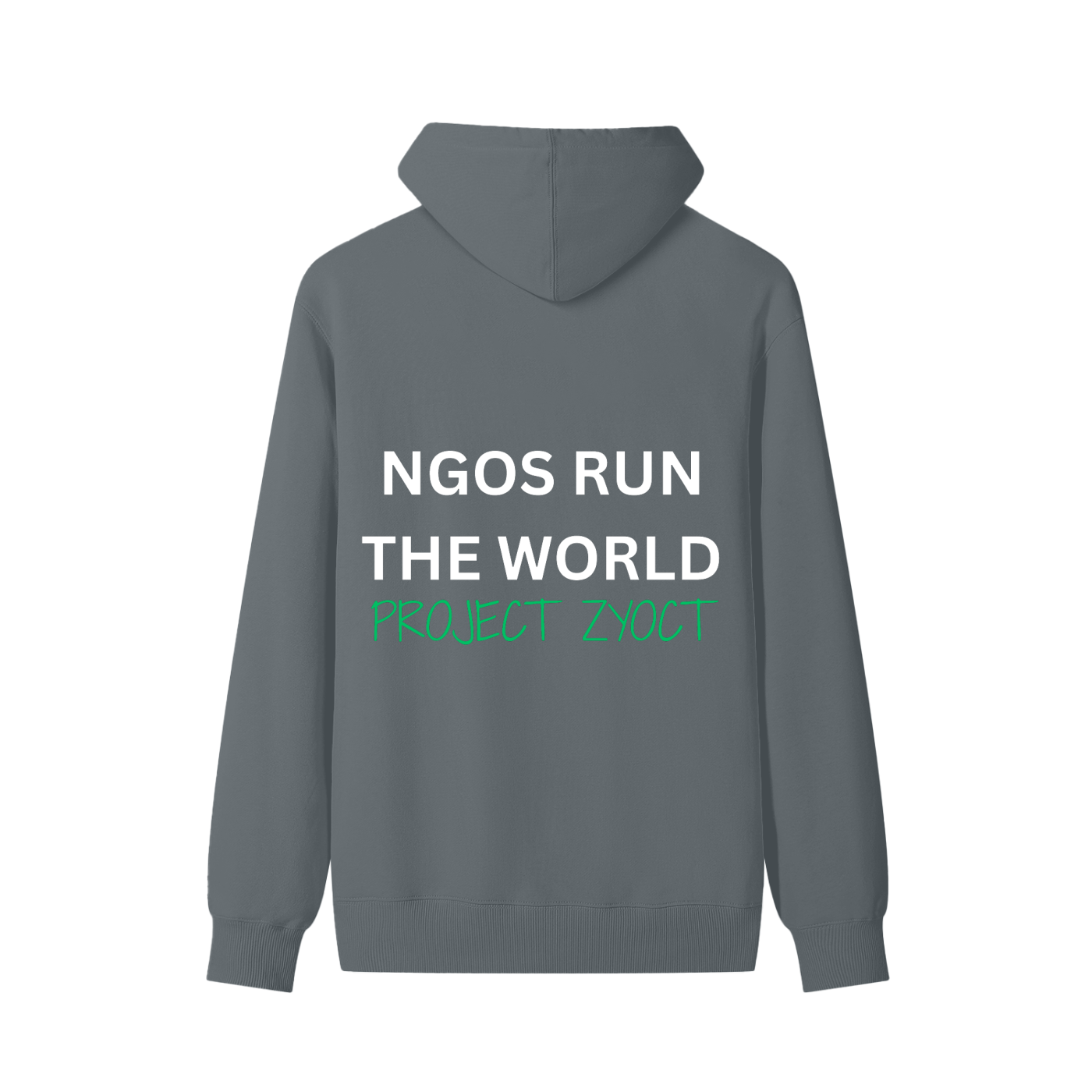 "NGOs Run the World" Classic Cotton Hoodie