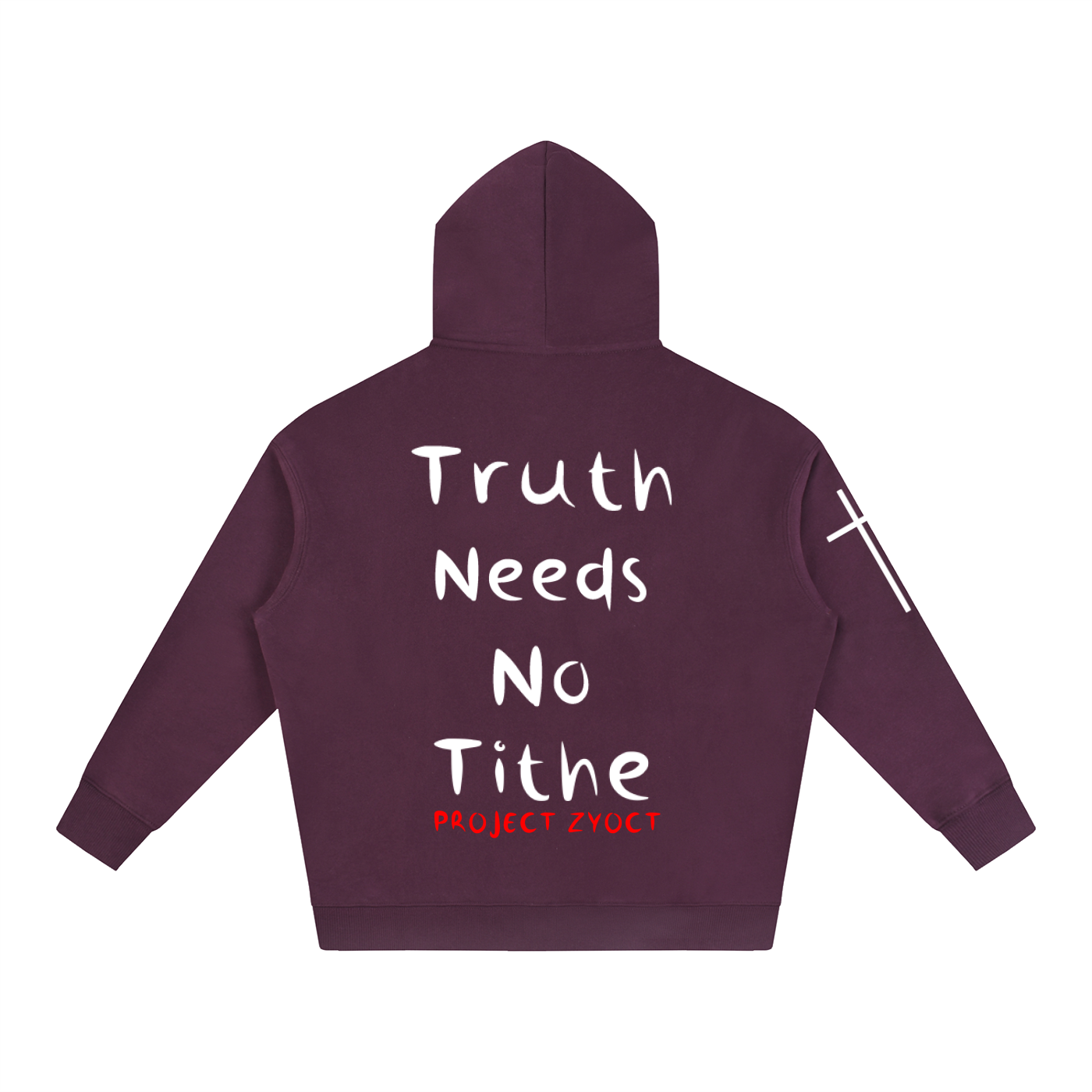 "Truth Needs No Tithe" Oversize Hoodie