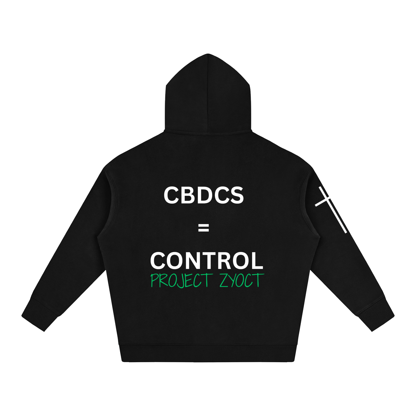 "CBDCs = Control" Oversize Hoodie