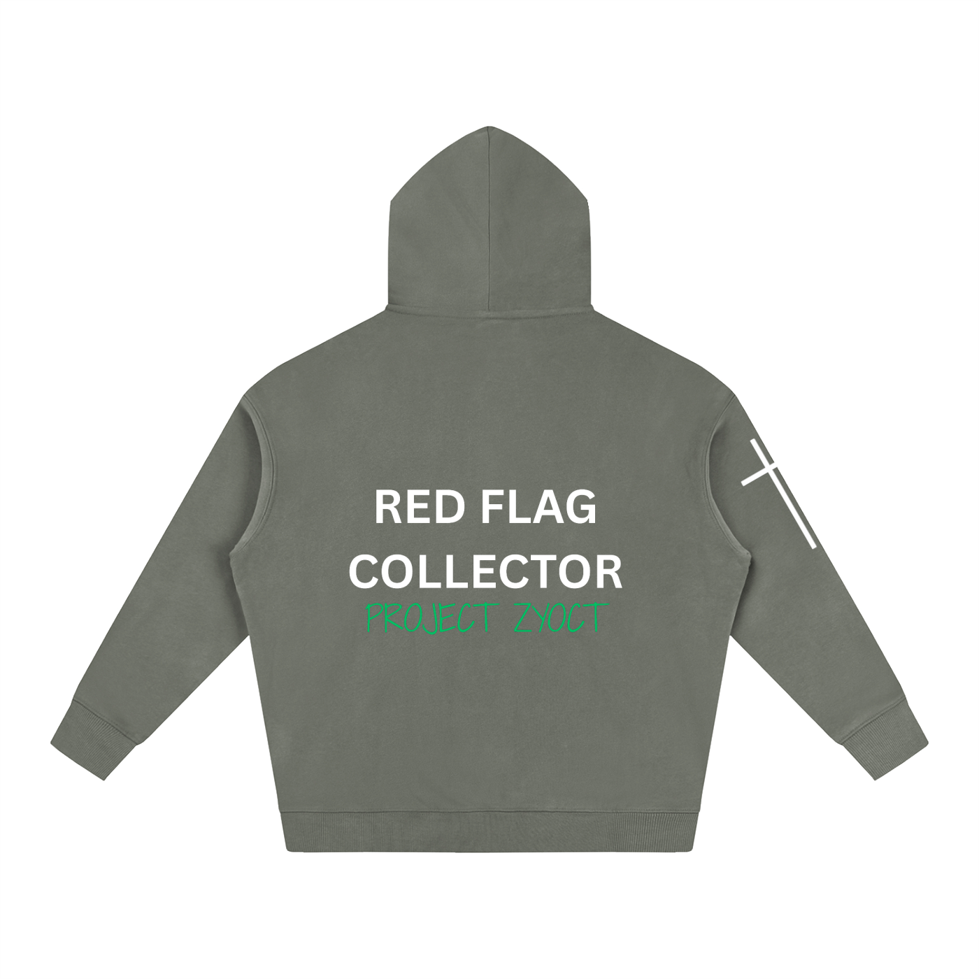 "Red Flag Collector" Oversize Hoodie