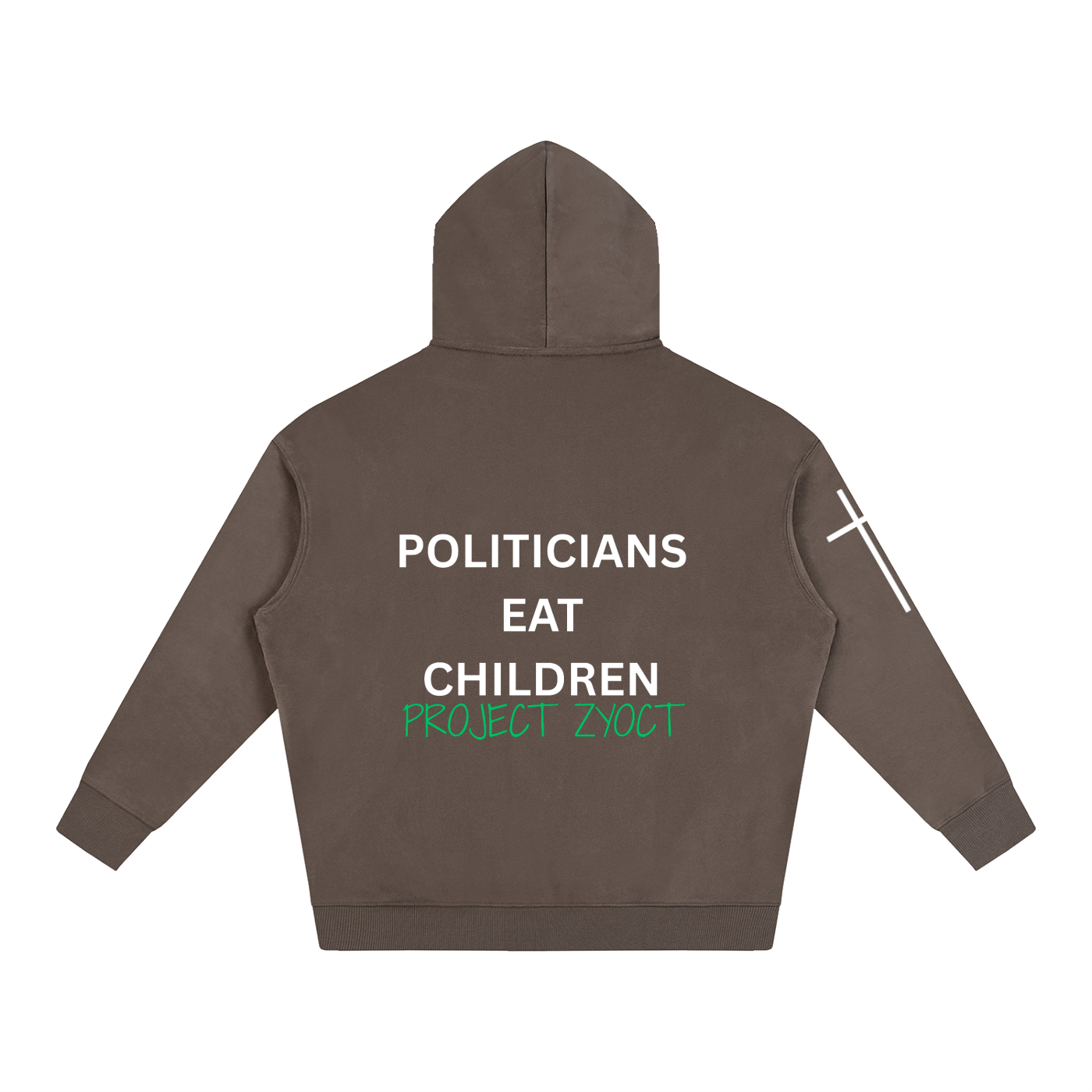 "Politicians Eat Children" Oversize Hoodie