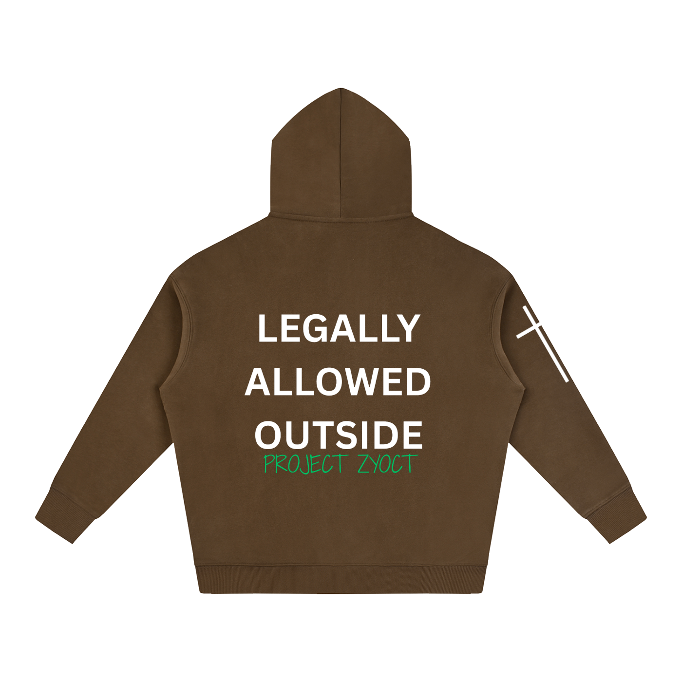 "Legally Allowed Outside" Oversize Hoodie