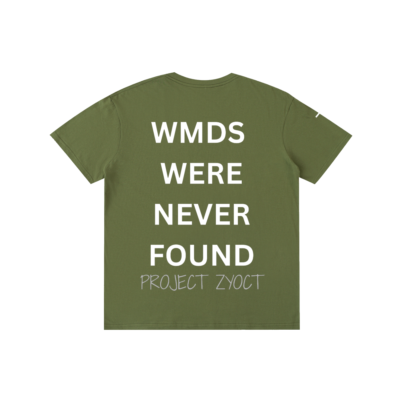 "WMDs Were Never Found" Cotton T-Shirt