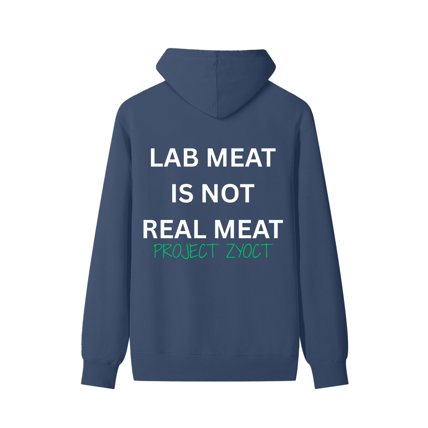 "Lab Meat is Not Real Meat" Classic Cotton Hoodie