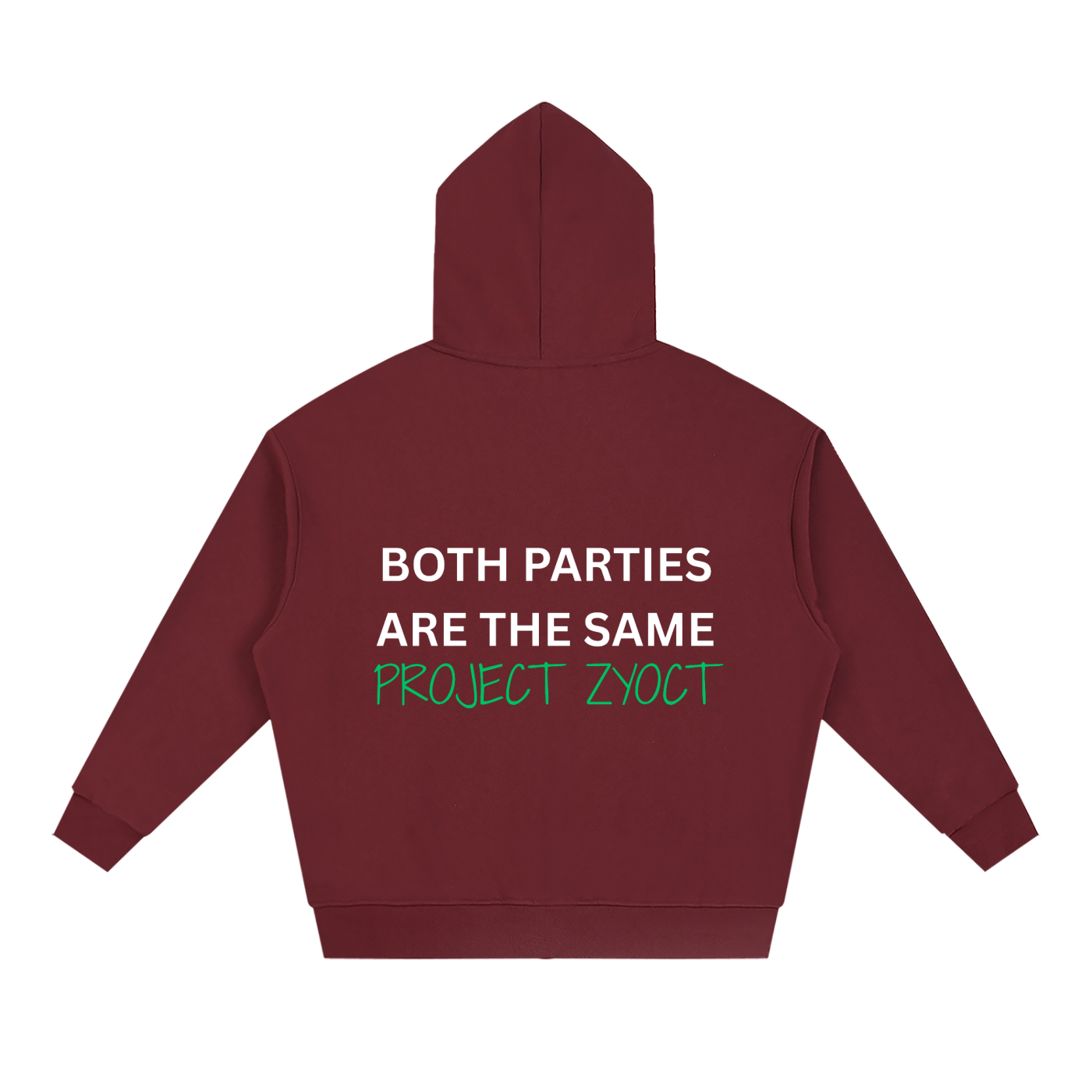 "Both Parties Are the Same" Full Zip Hoodie