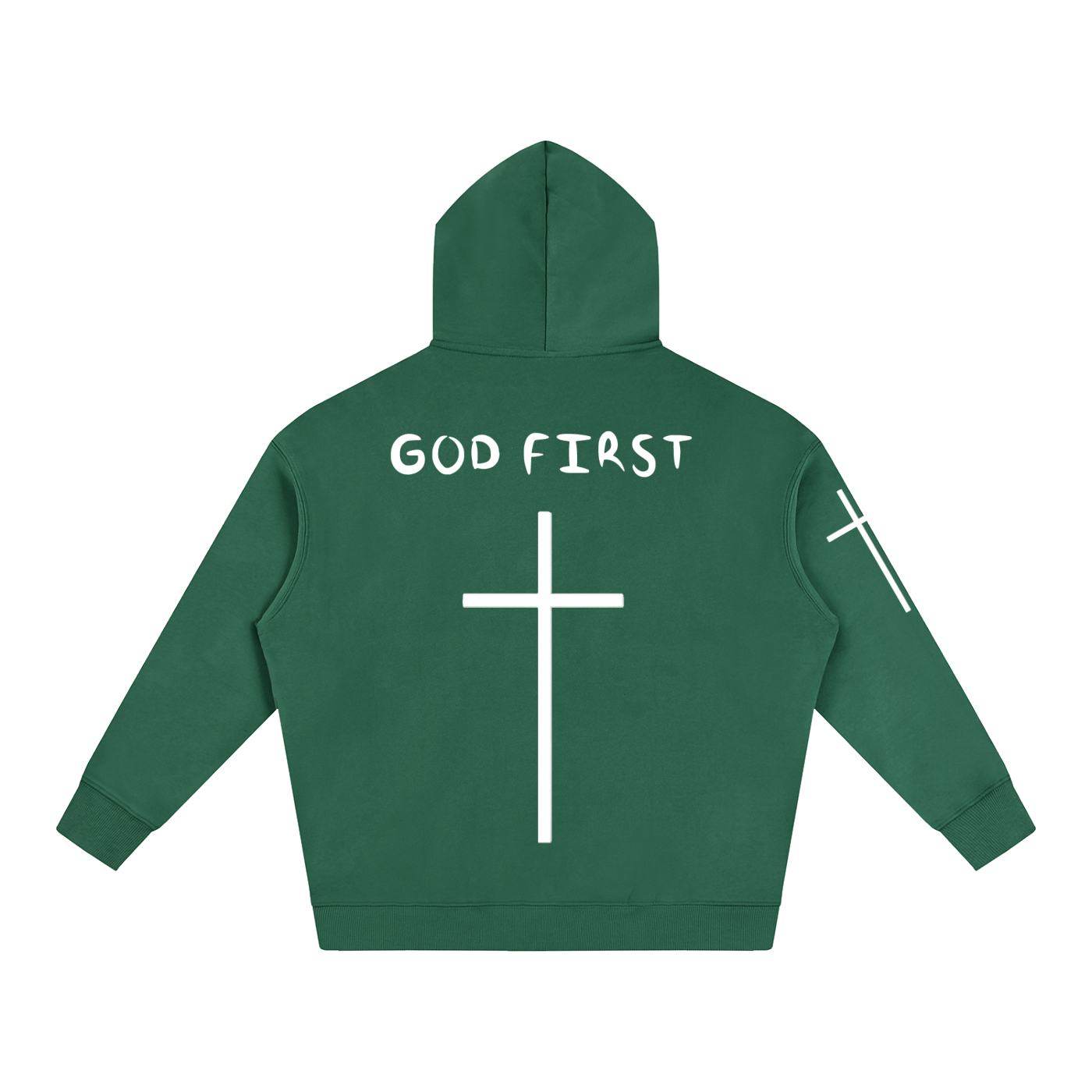 "GOD FIRST" Oversize Hoodie