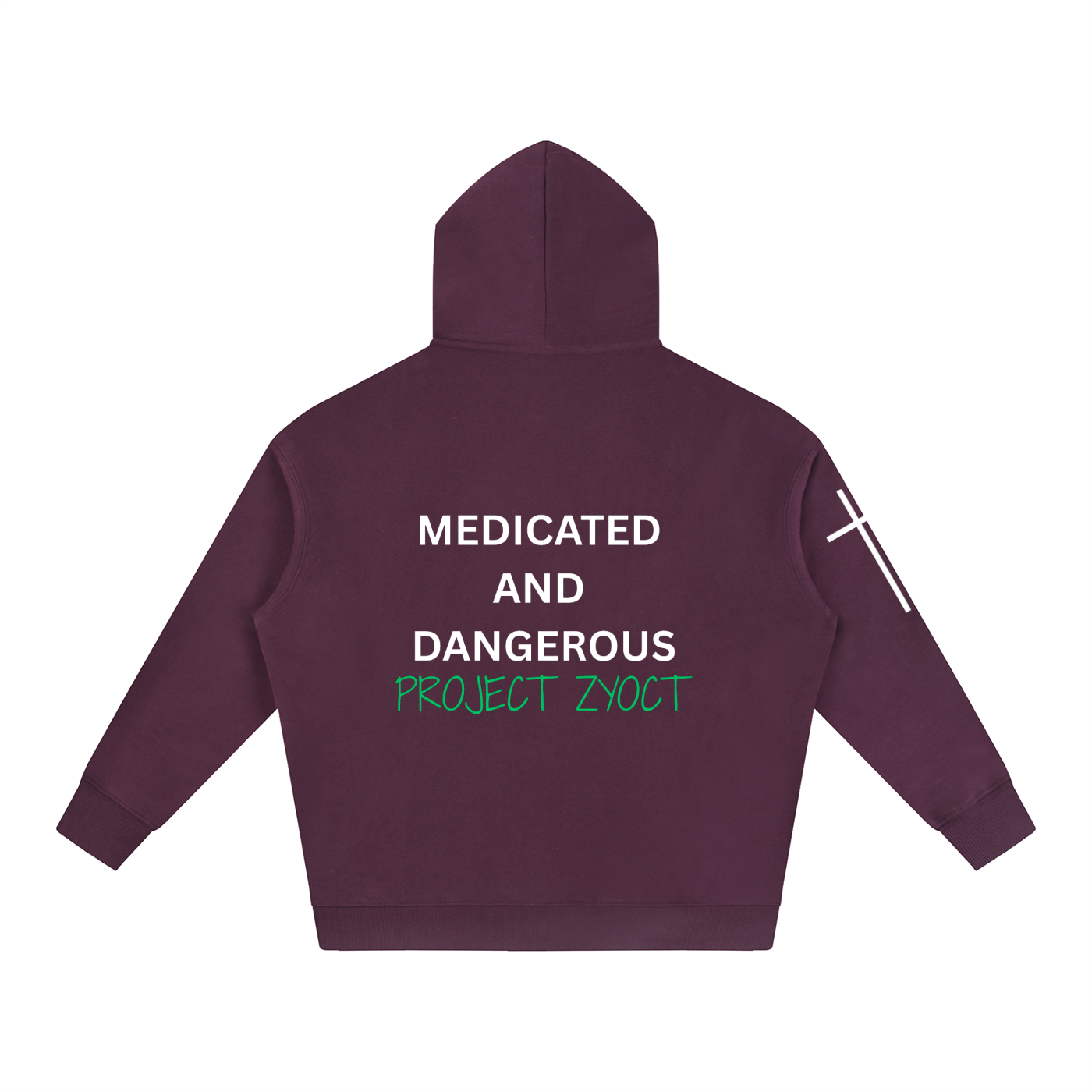 "Medicated and Dangerous" Oversize Hoodie