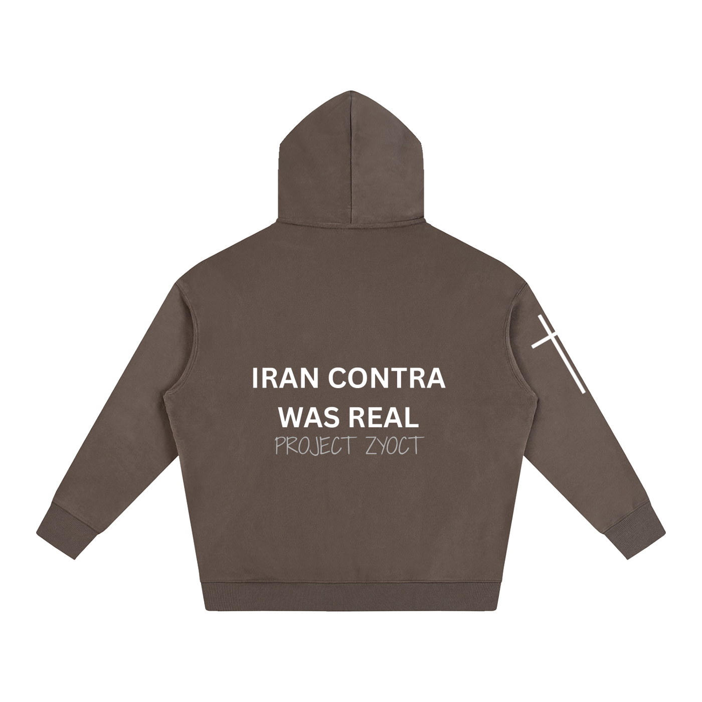 "Iran Contra Was Real" Oversize Hoodie