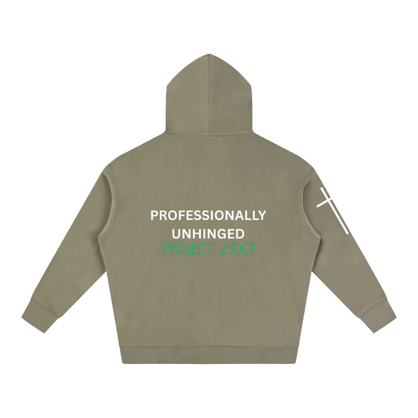 "Professionally Unhinged" Oversize Hoodie