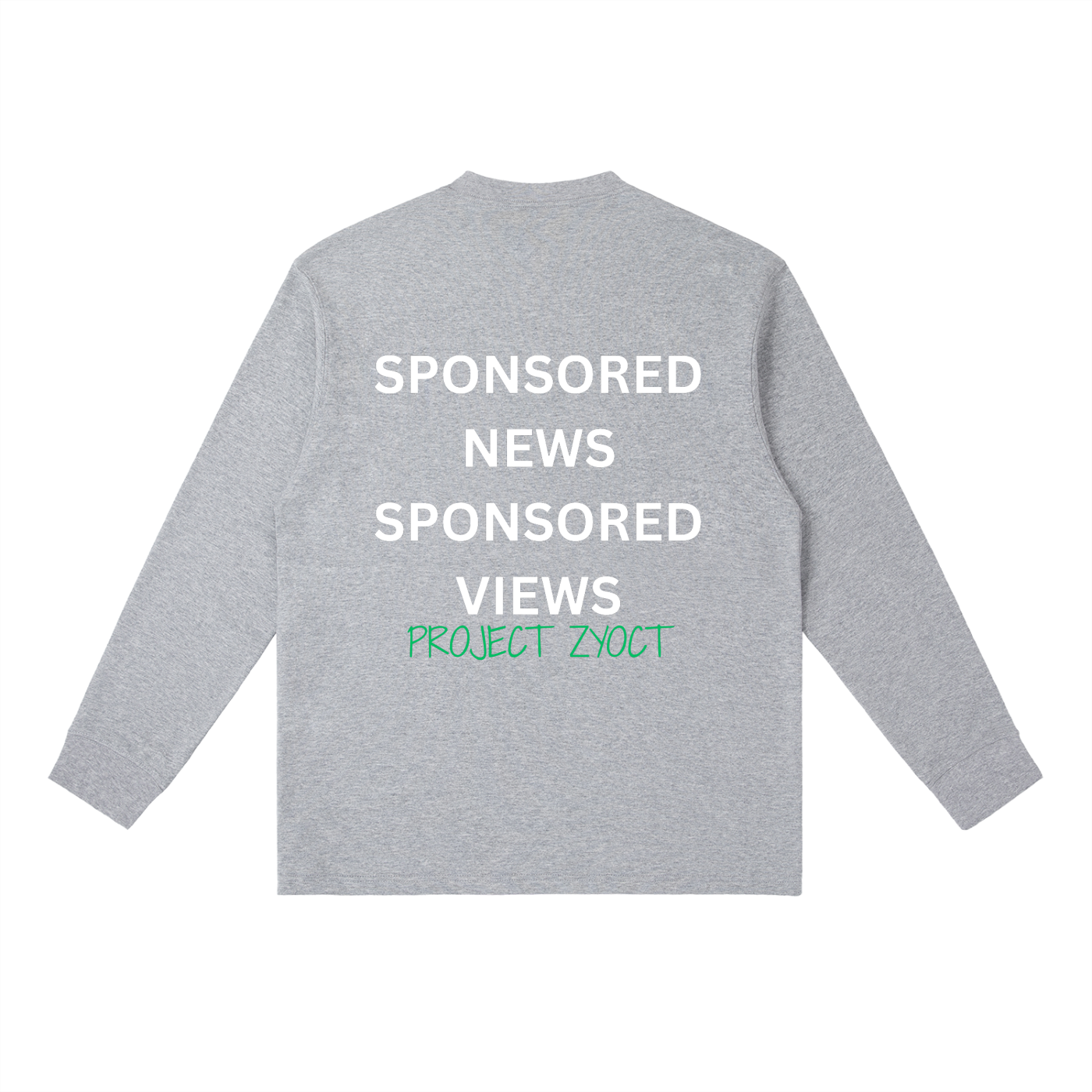"Sponsored News Sponsored Views" Long Sleeve