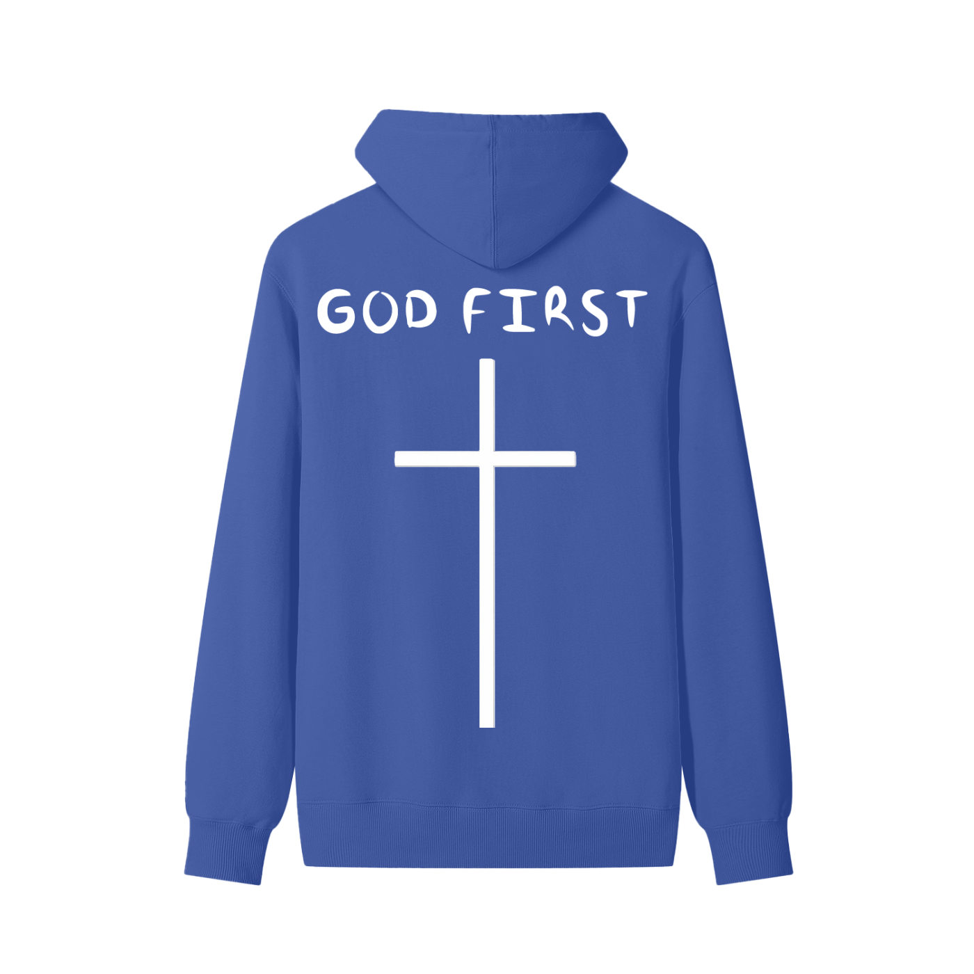 "GOD FIRST" Classic Cotton Hoodie