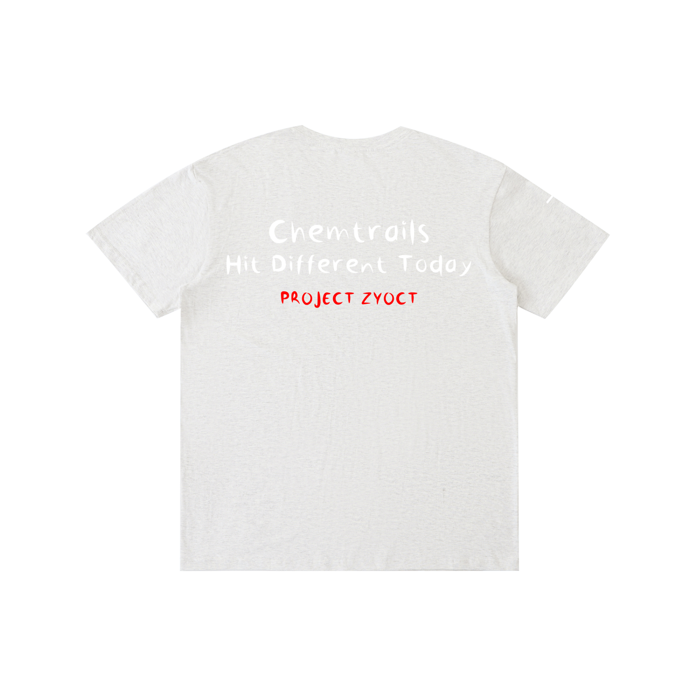 "Chemtrails Hit Different Today" Cotton T-Shirt
