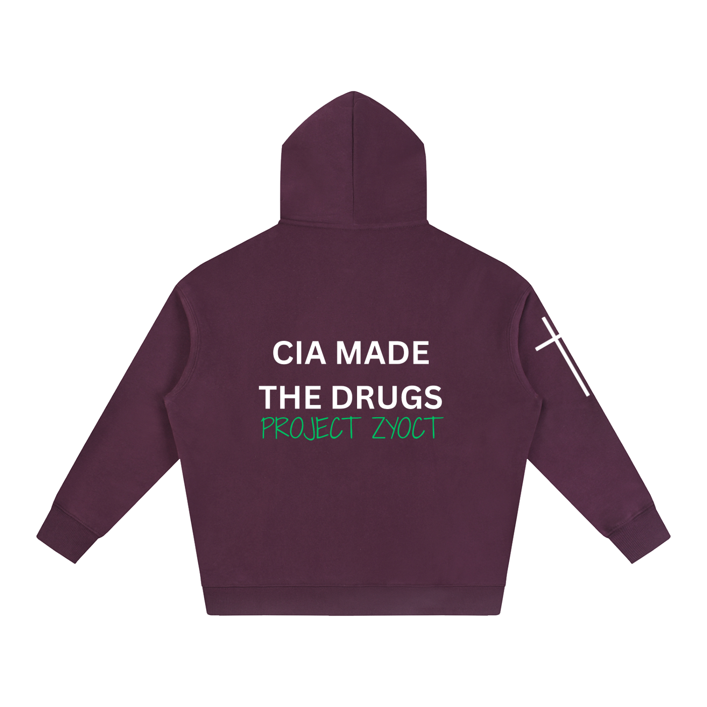 "CIA Made the Drugs" Oversize Hoodie