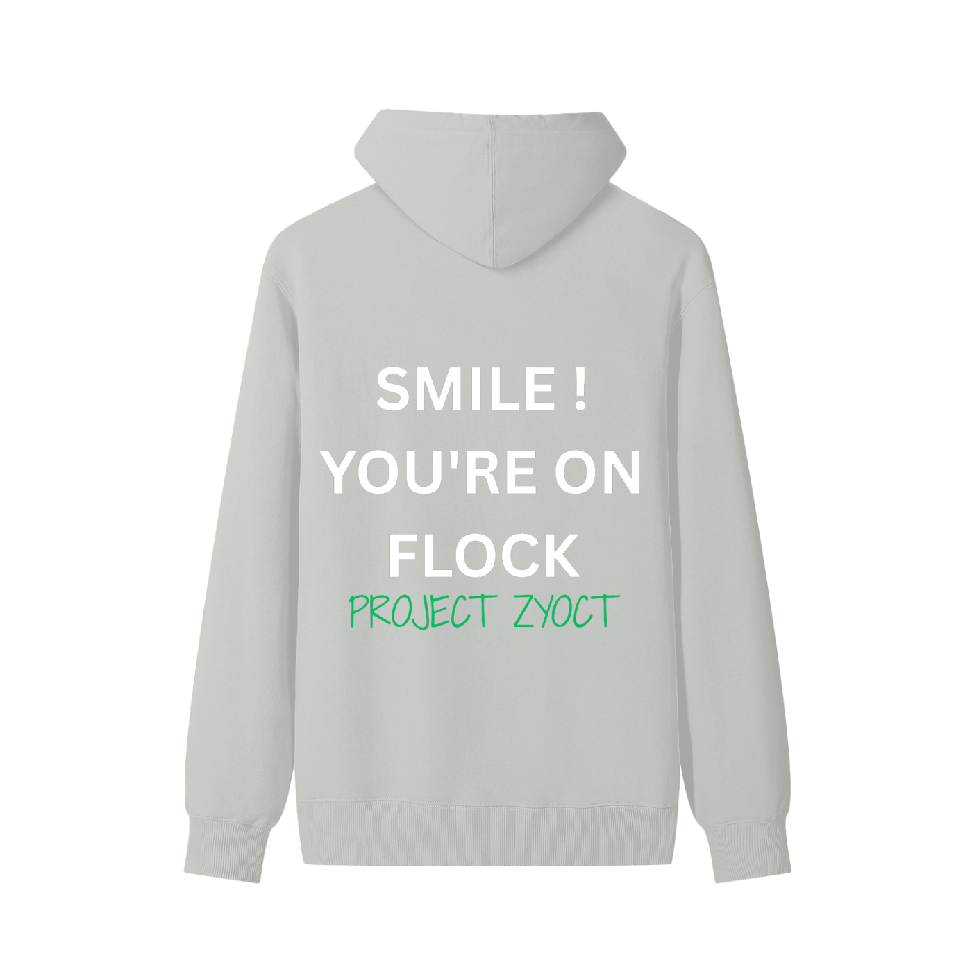 "Smile You're On Flock" Classic Cotton Hoodie
