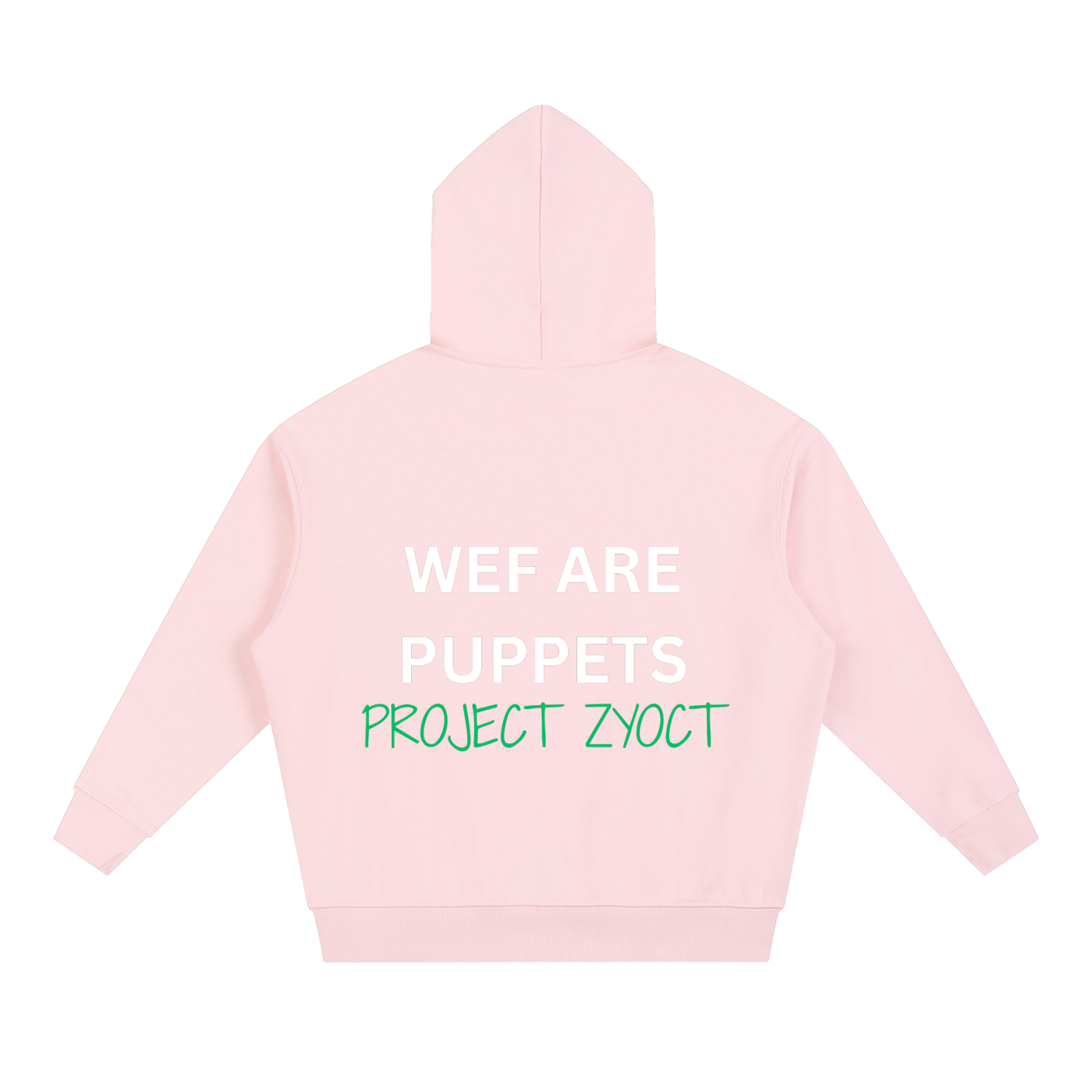 "WEF Are Puppets" Heavyweight Hoodie