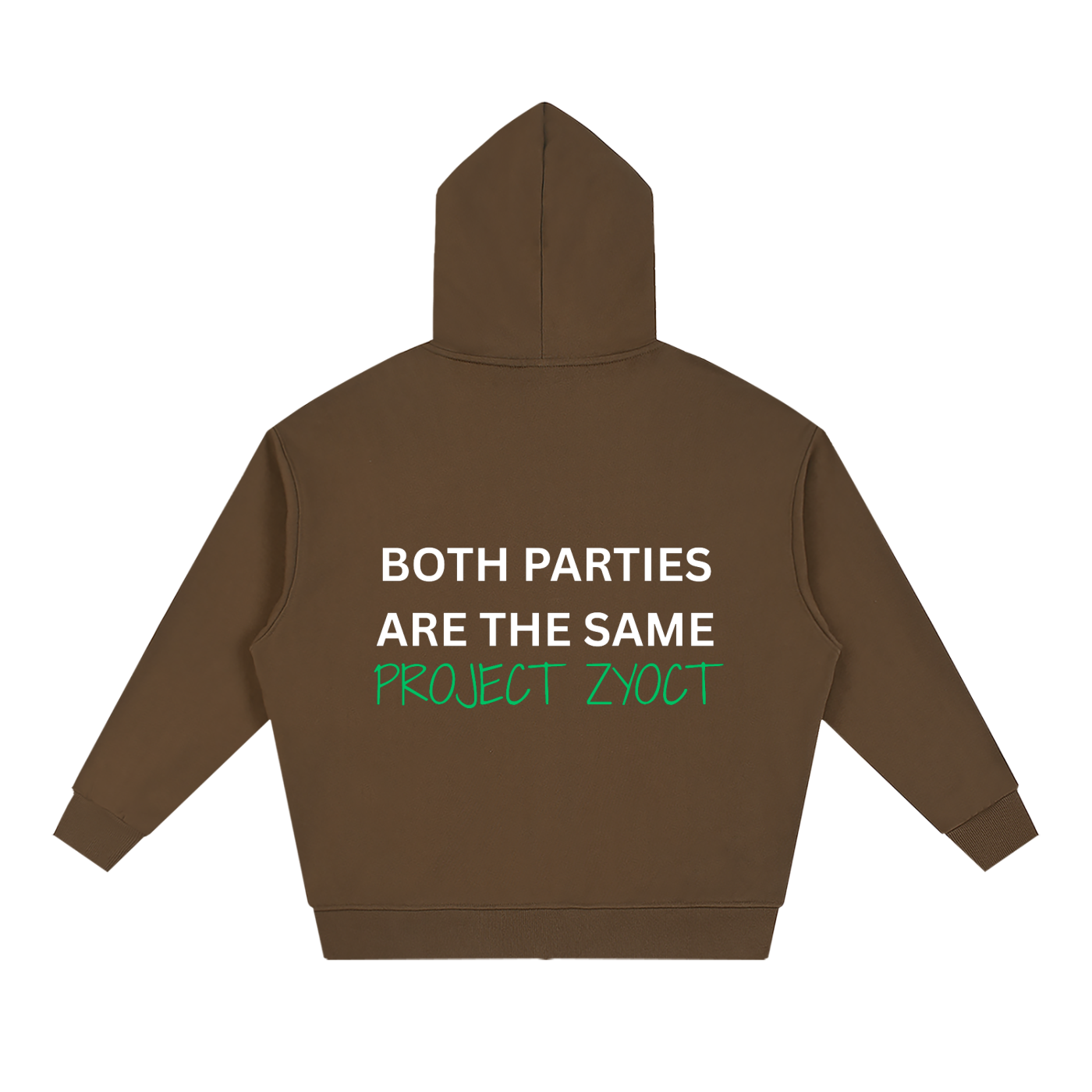 "Both Parties Are the Same" Full Zip Hoodie